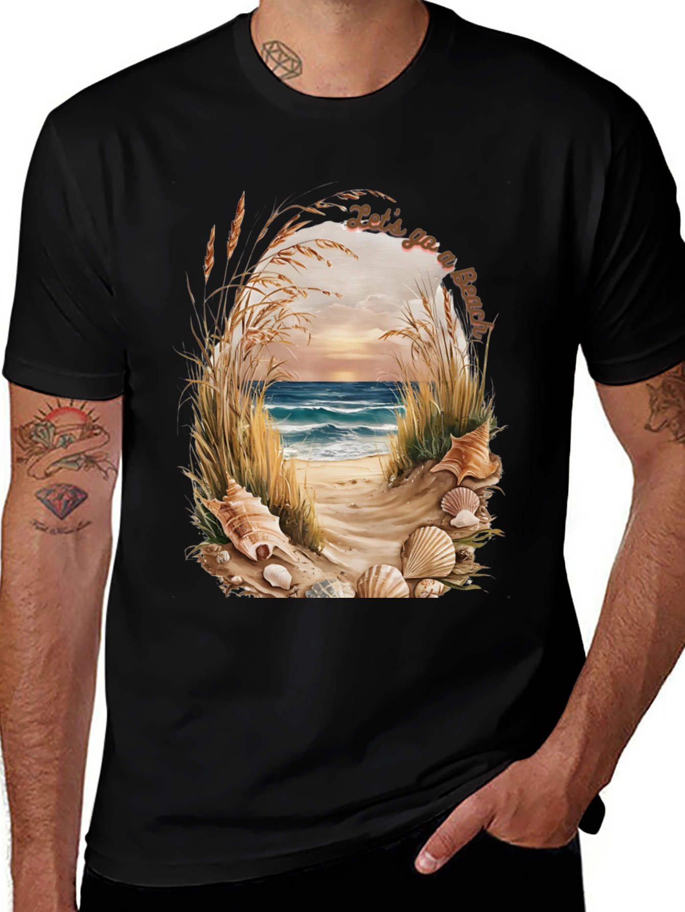 Beach Vibes T-Shirt: Lets go to Beach