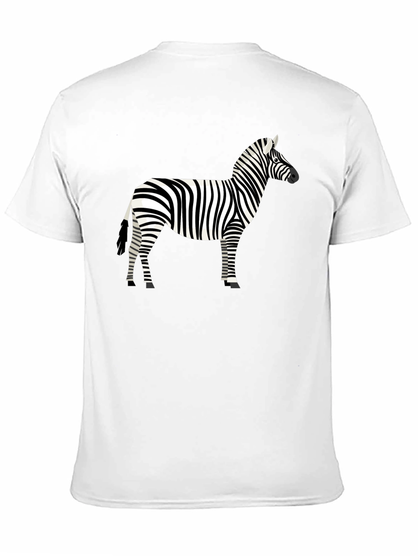 Zebra Graphic Black T-Shirt