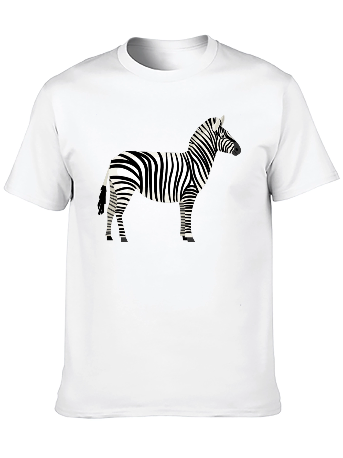 Zebra Graphic Black T-Shirt