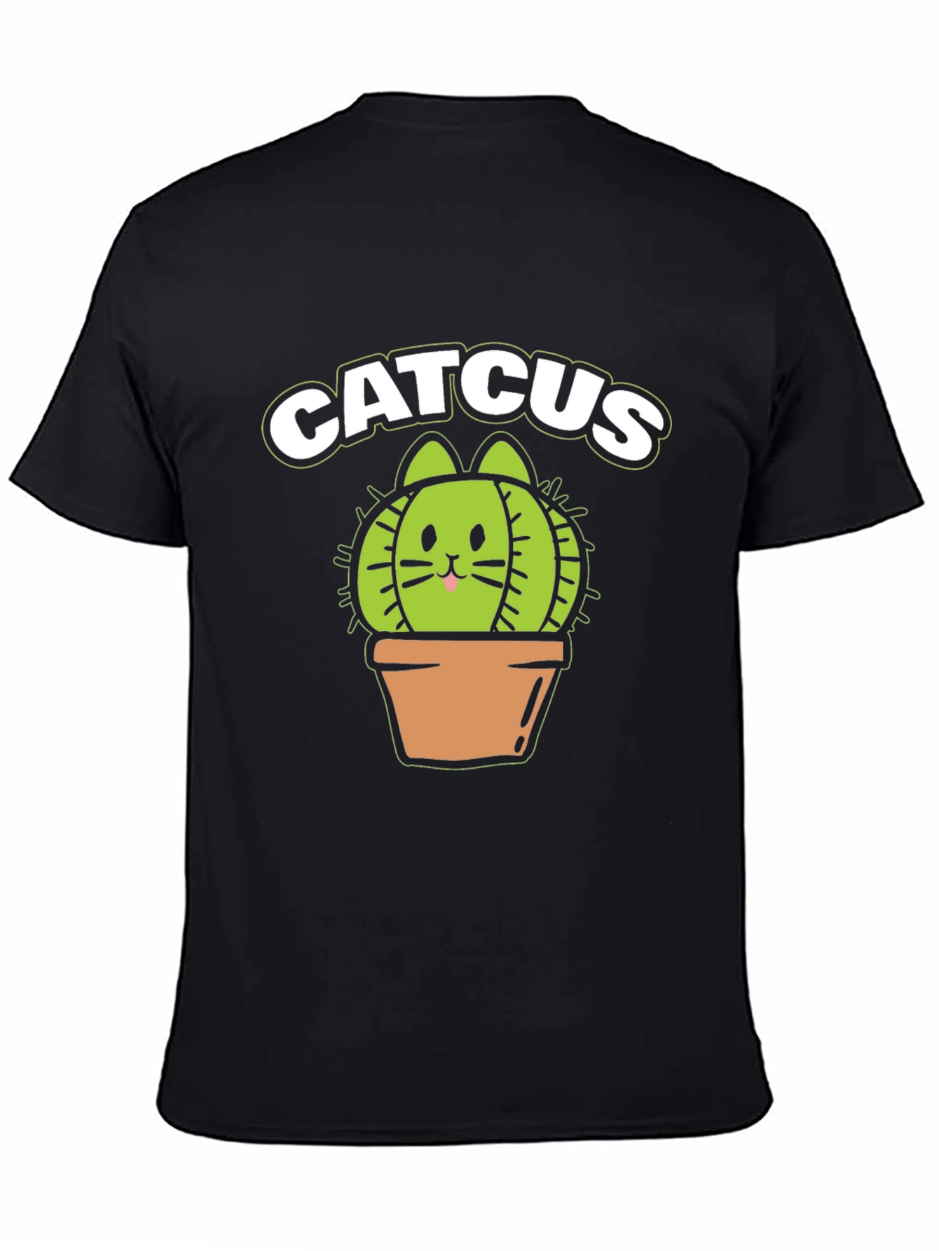Catcus T-Shirt - Funny Cat Cactus Graphic Tee