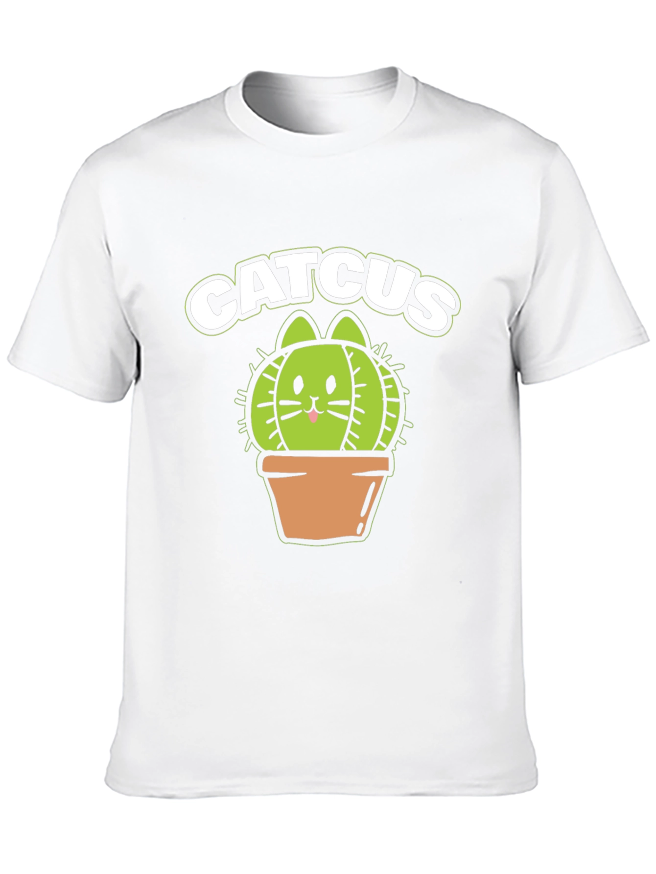 Catcus T-Shirt - Funny Cat Cactus Graphic Tee
