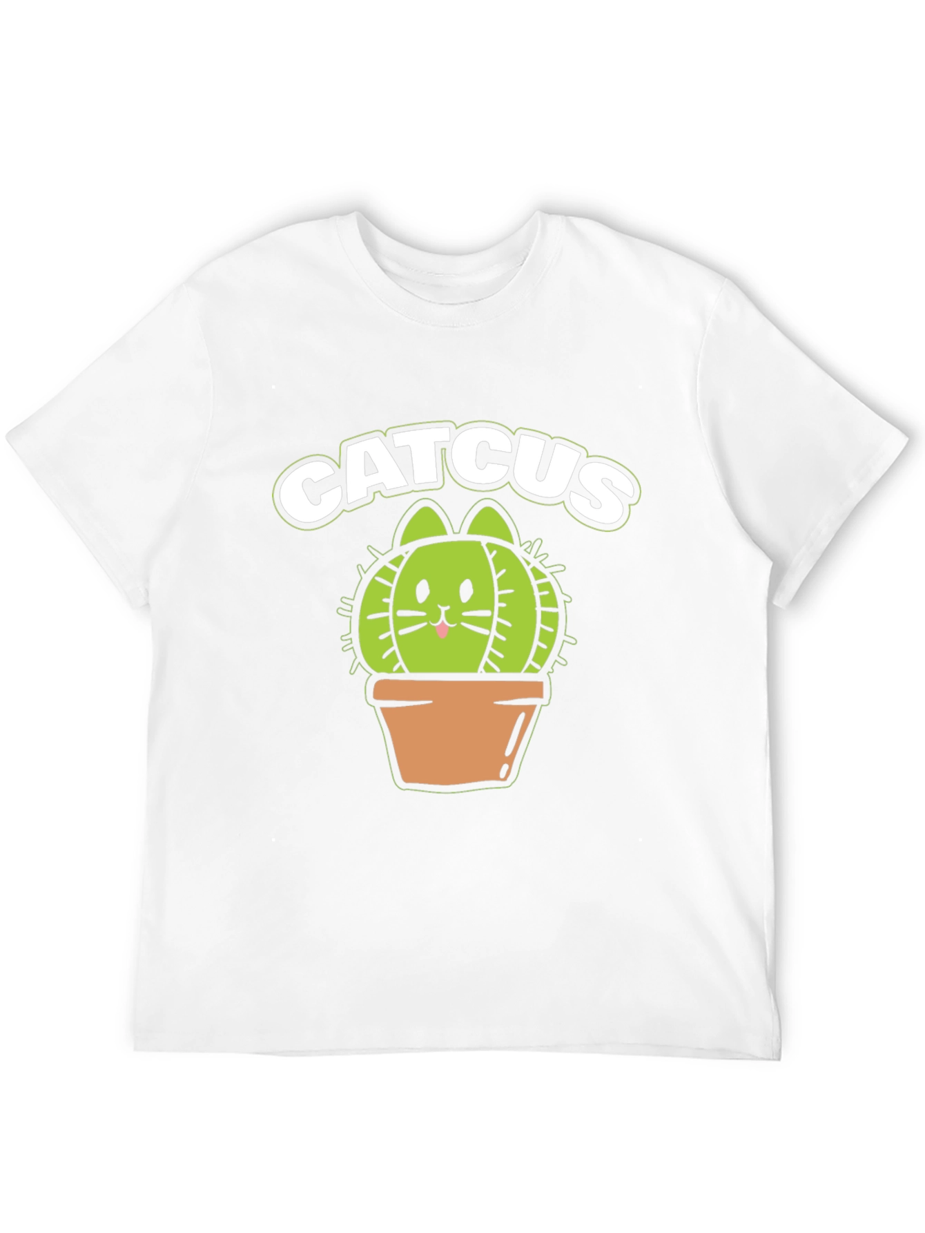 Catcus T-Shirt - Funny Cat Cactus Graphic Tee