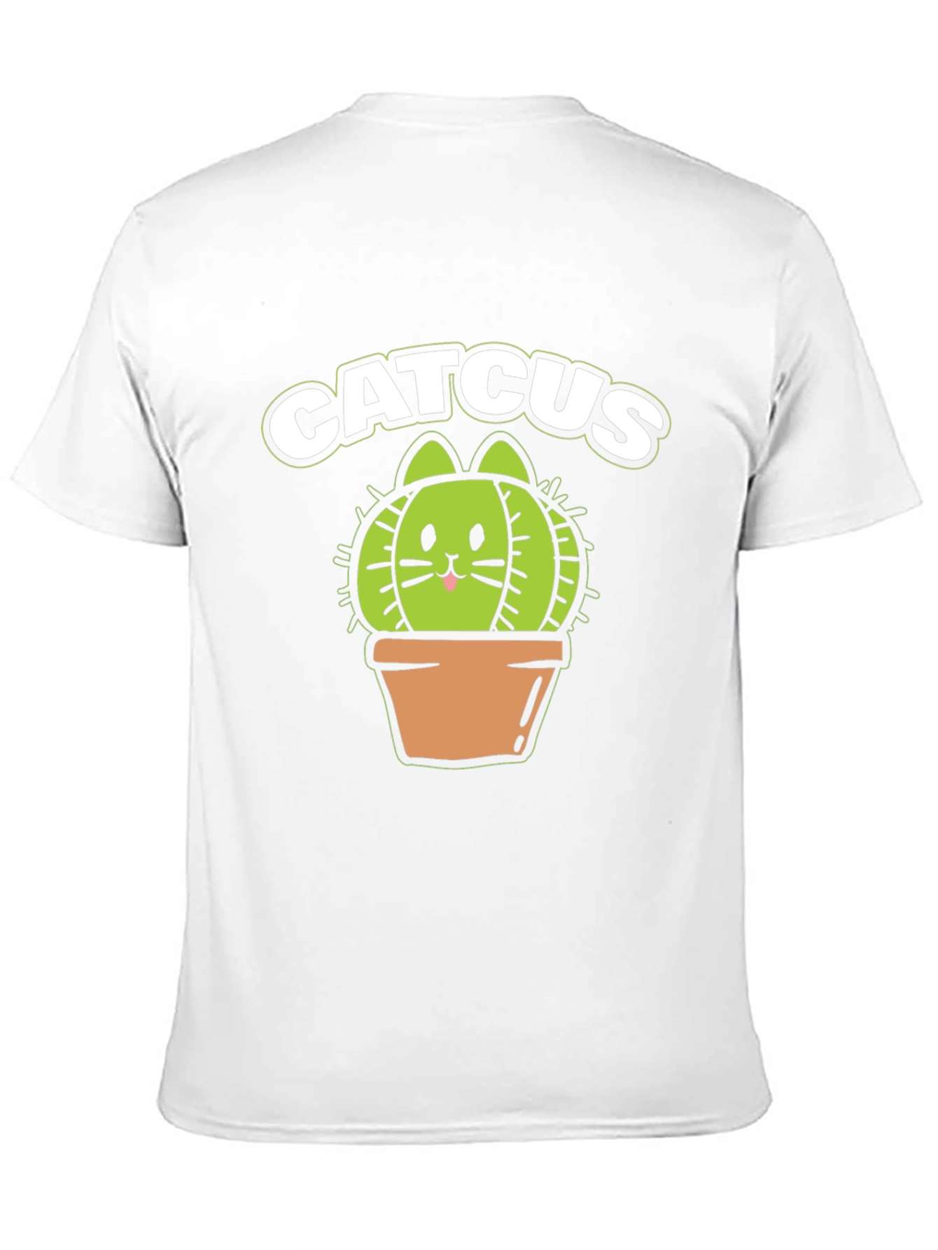Catcus T-Shirt - Funny Cat Cactus Graphic Tee