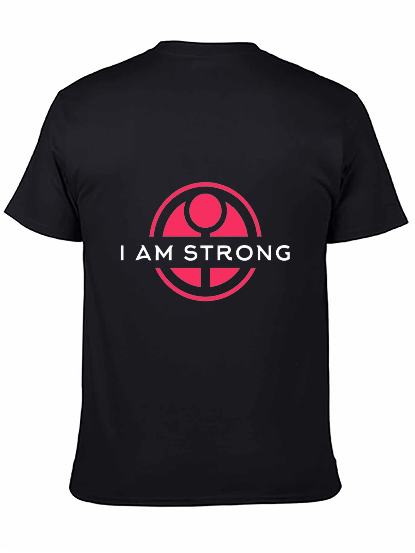I AM STRONG Graphic Tee - Black Bold Design