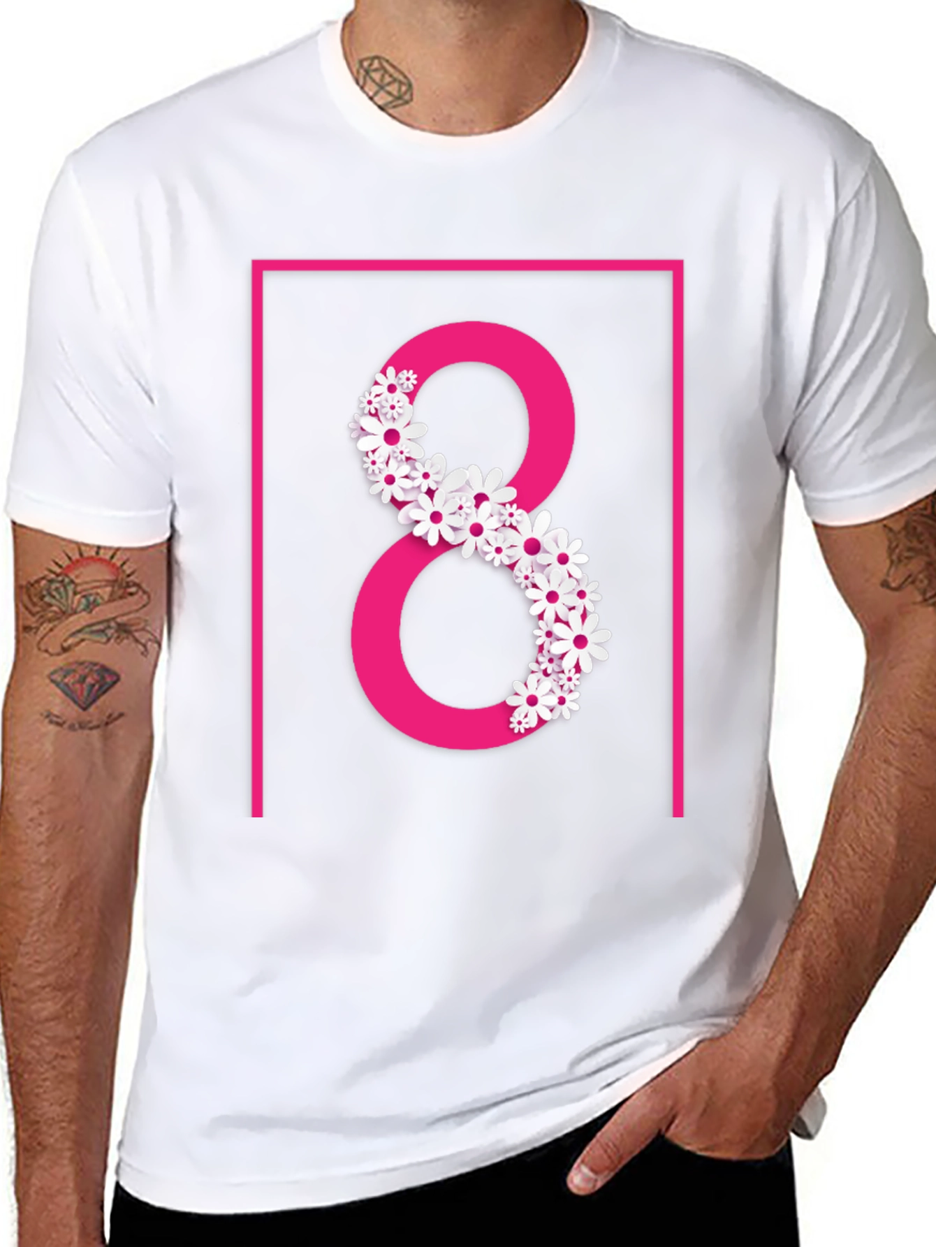 Floral Eight T-Shirt - International Womens Day