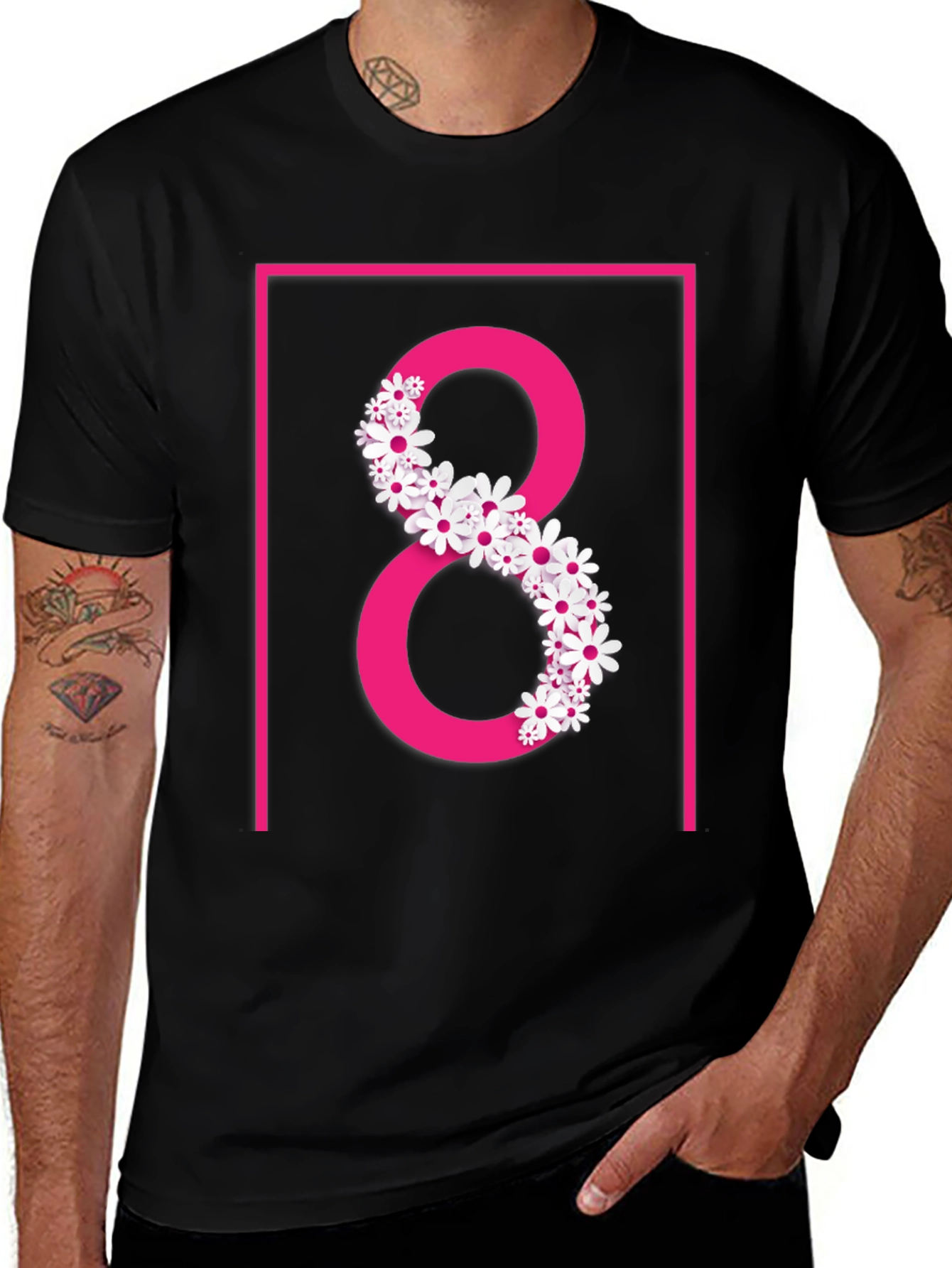 Floral Eight T-Shirt - International Womens Day