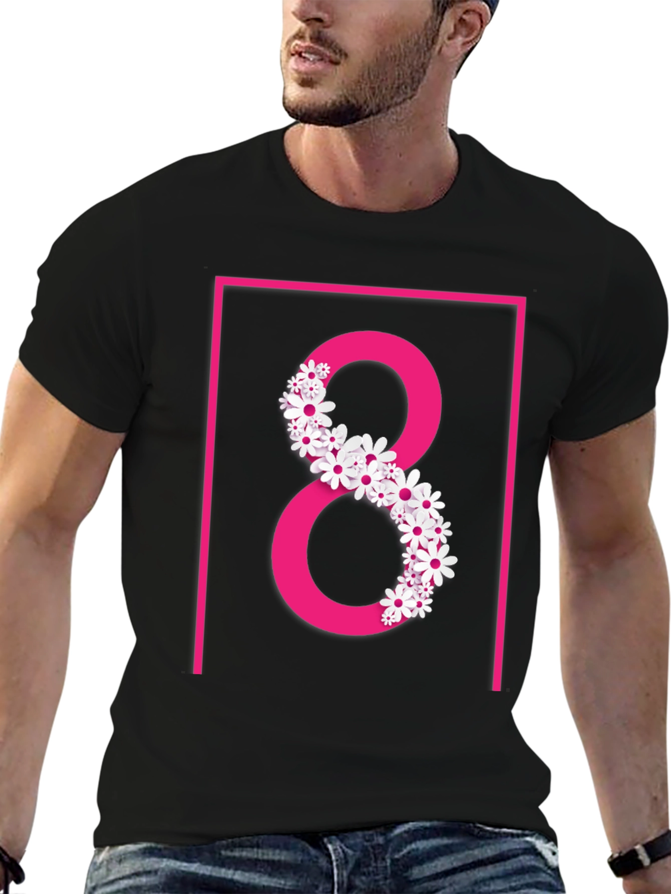 Floral Eight T-Shirt - International Womens Day