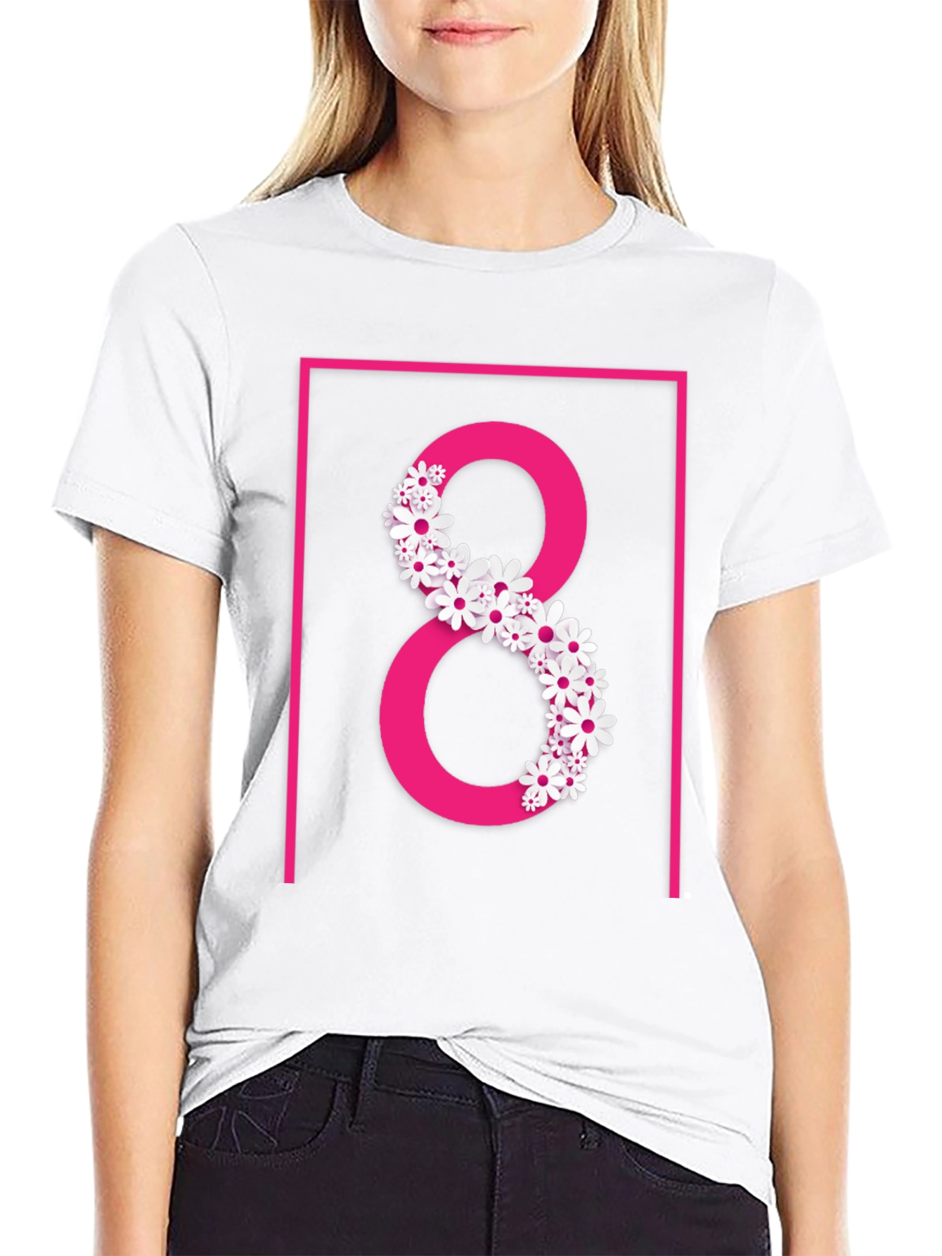 Floral Eight T-Shirt - International Womens Day
