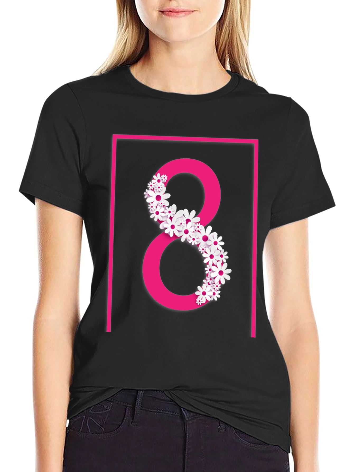 Floral Eight T-Shirt - International Womens Day