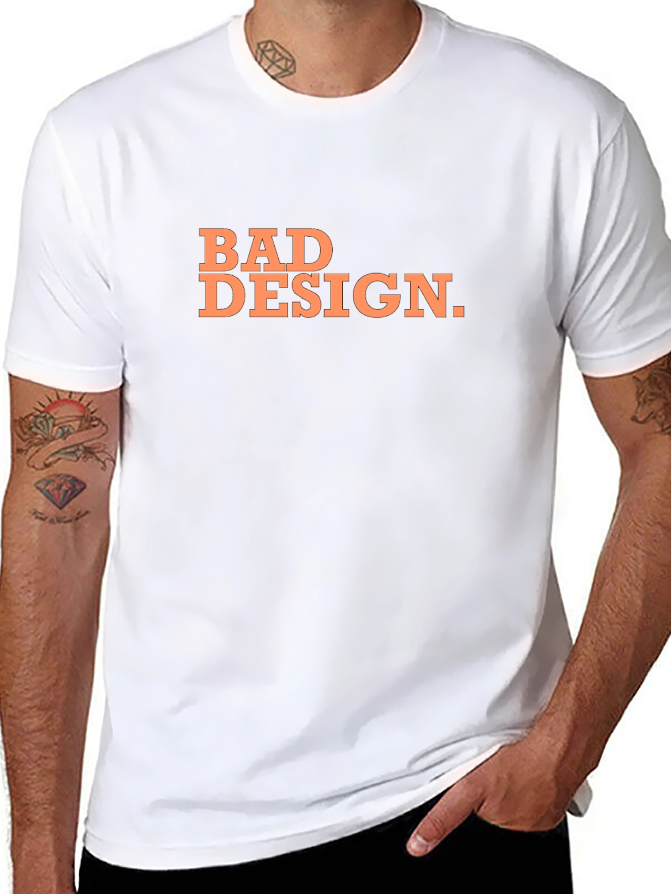 Bad Design Tee - Classic Crew Neck