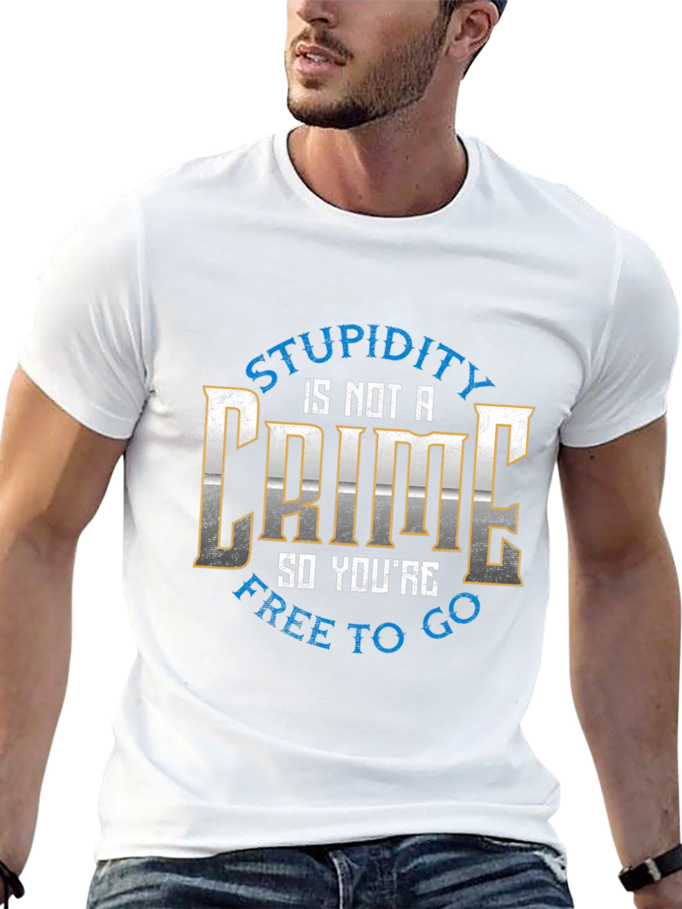 Stupidity is Not a Crime Graphic Tee
