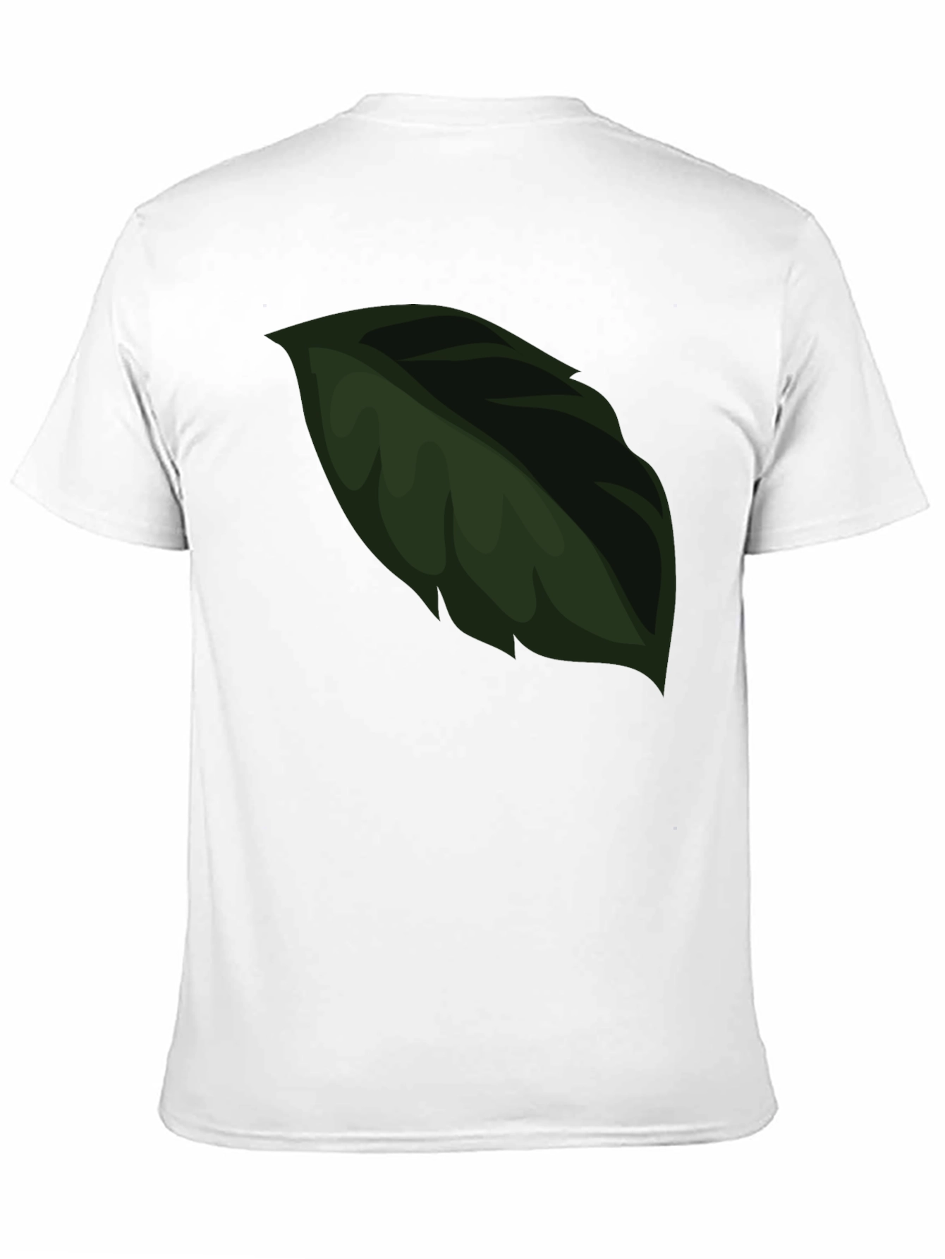 Leaf Graphic Black T-Shirt