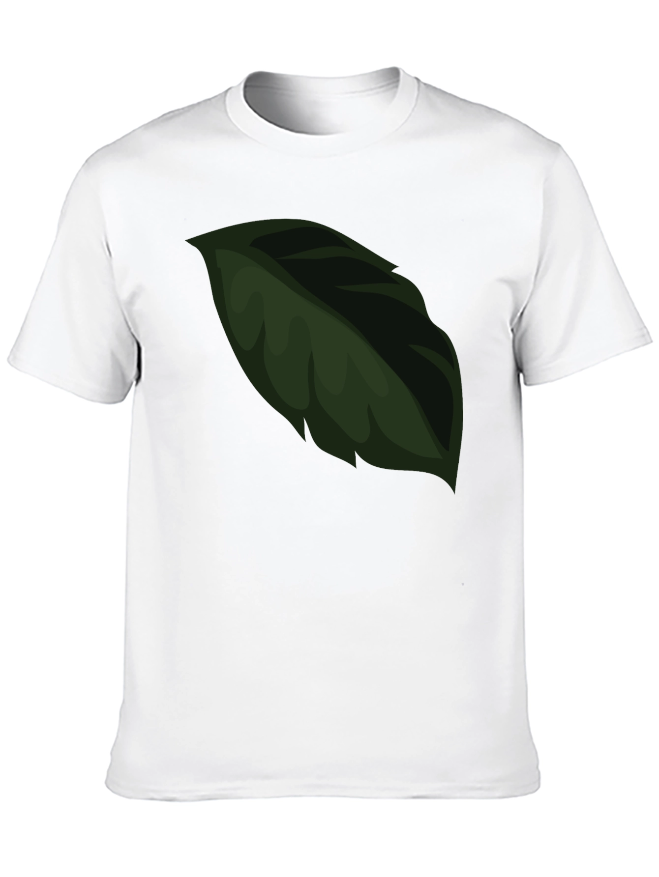 Leaf Graphic Black T-Shirt