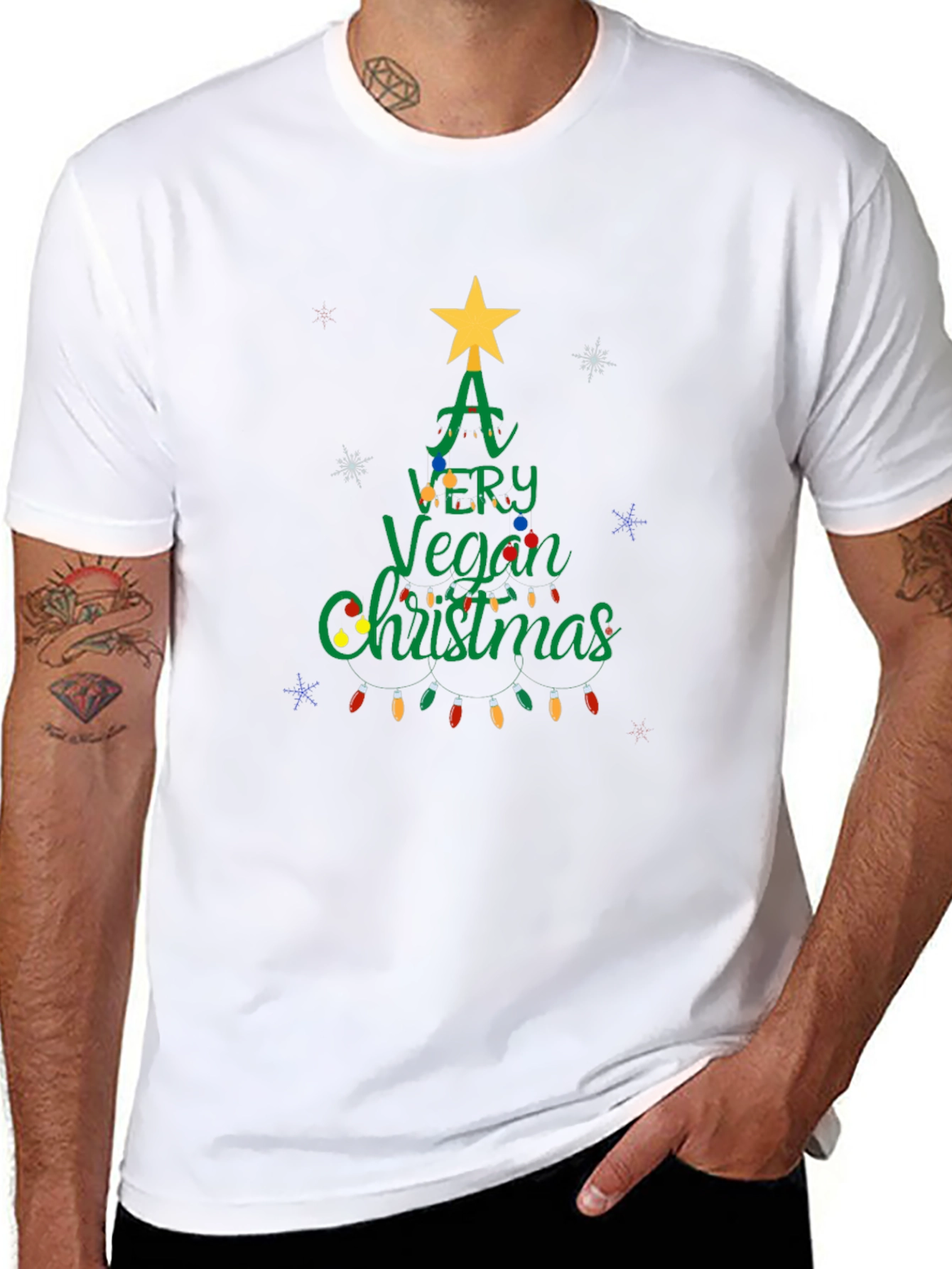 Vegan Christmas Tree T-Shirt