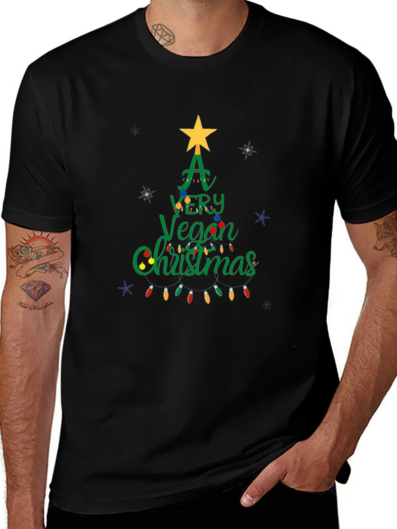 Vegan Christmas Tree T-Shirt