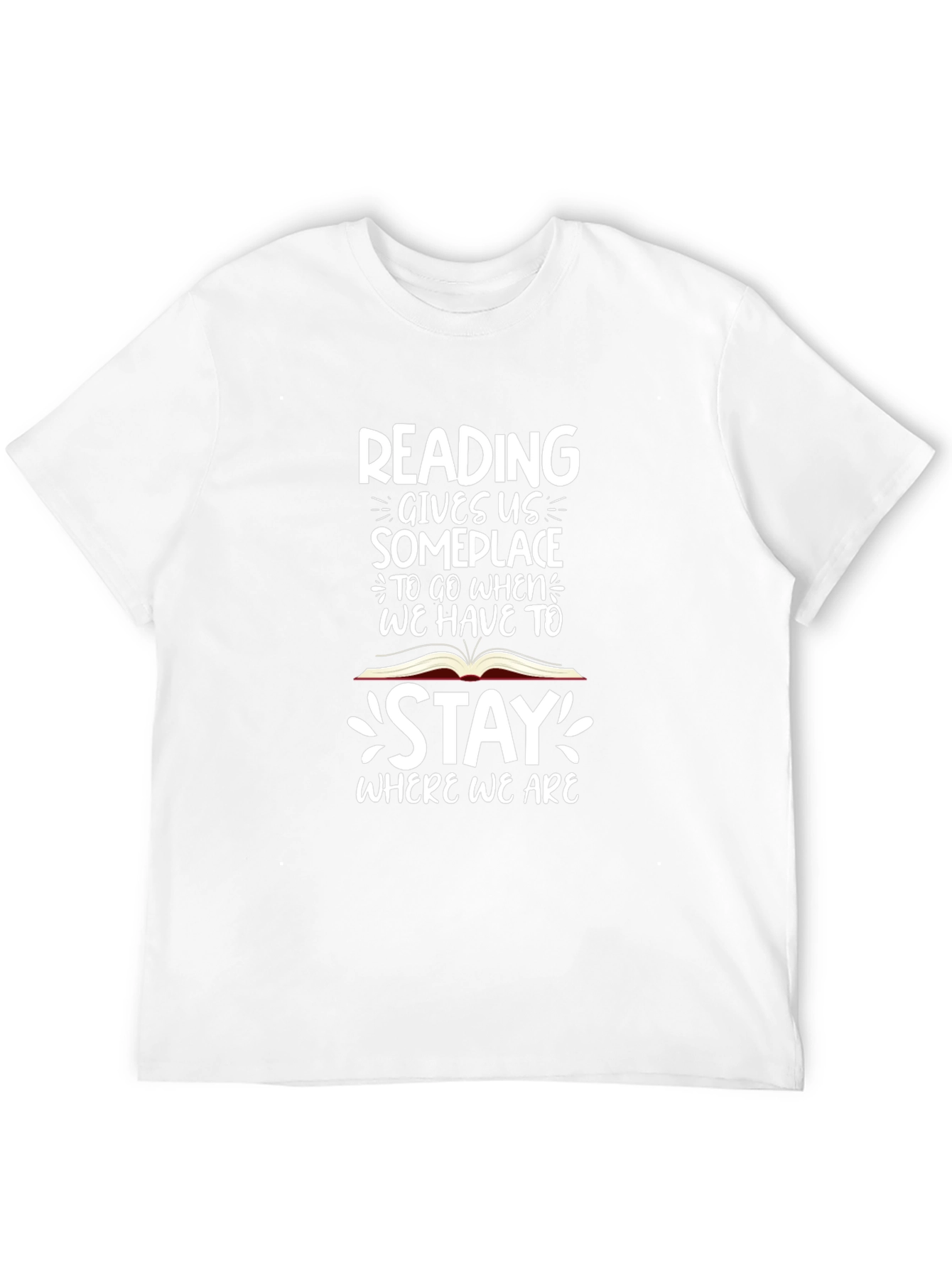 Reading T-Shirt: Gives Us Someplace To Go