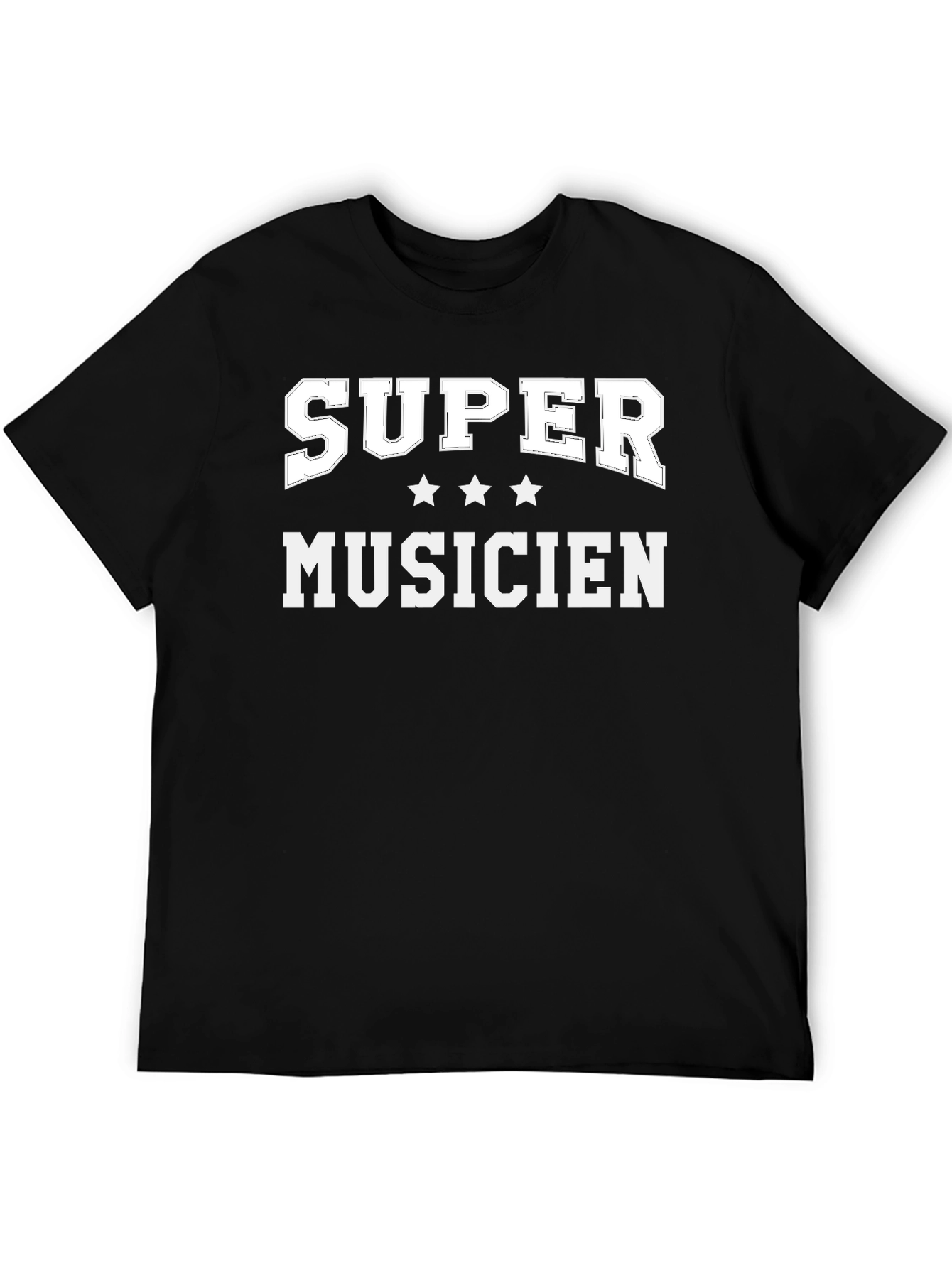 Super Musicien Black T-Shirt