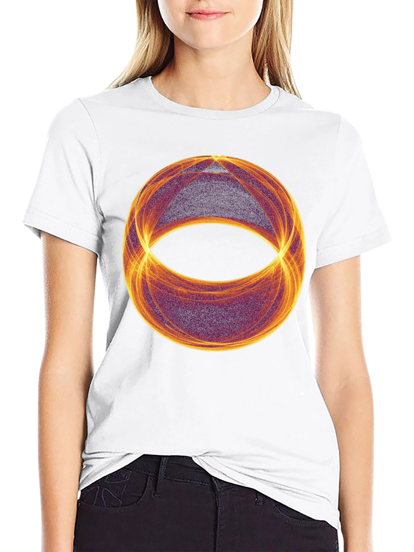 Abstract Geometric Orb T-Shirt
