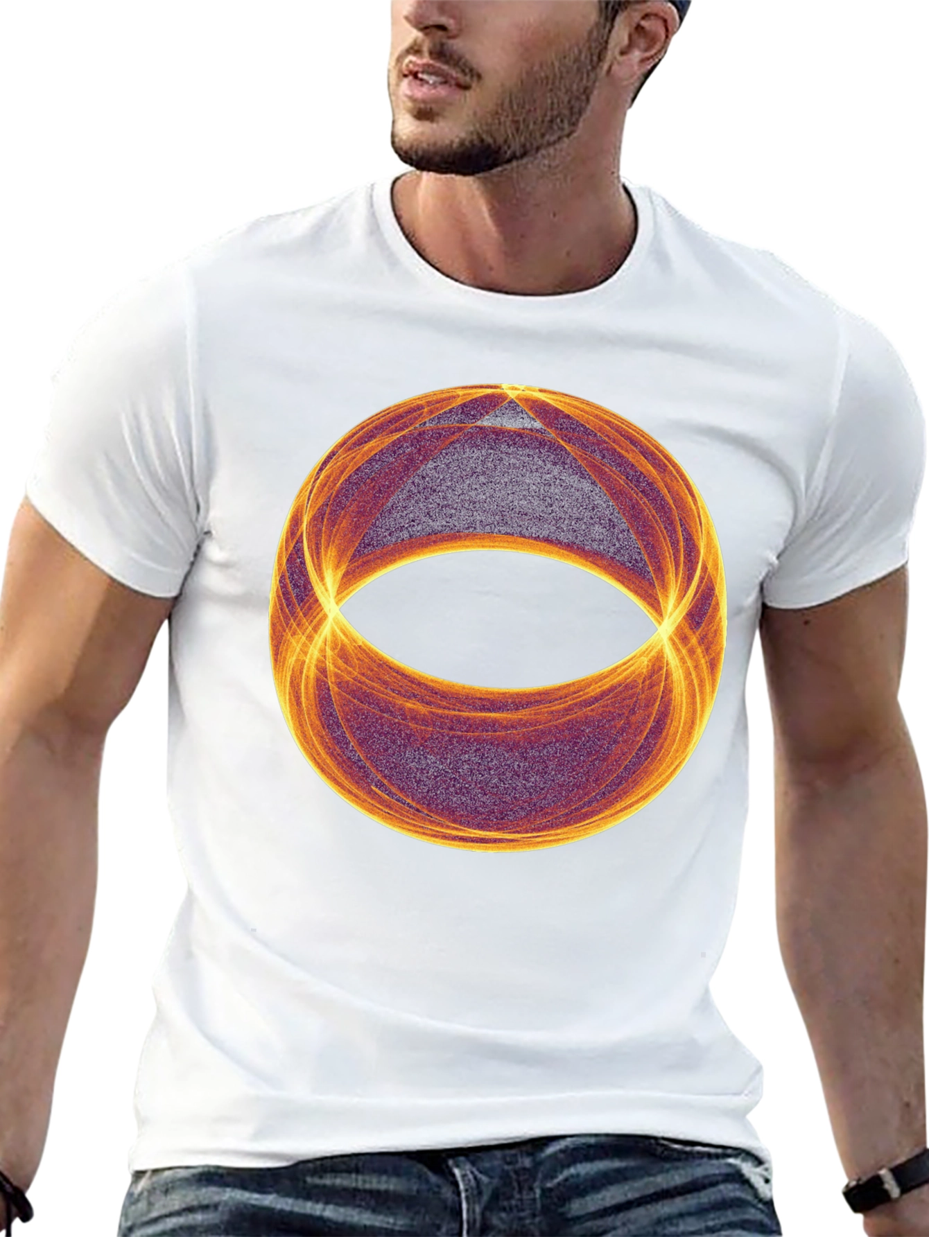 Abstract Geometric Orb T-Shirt
