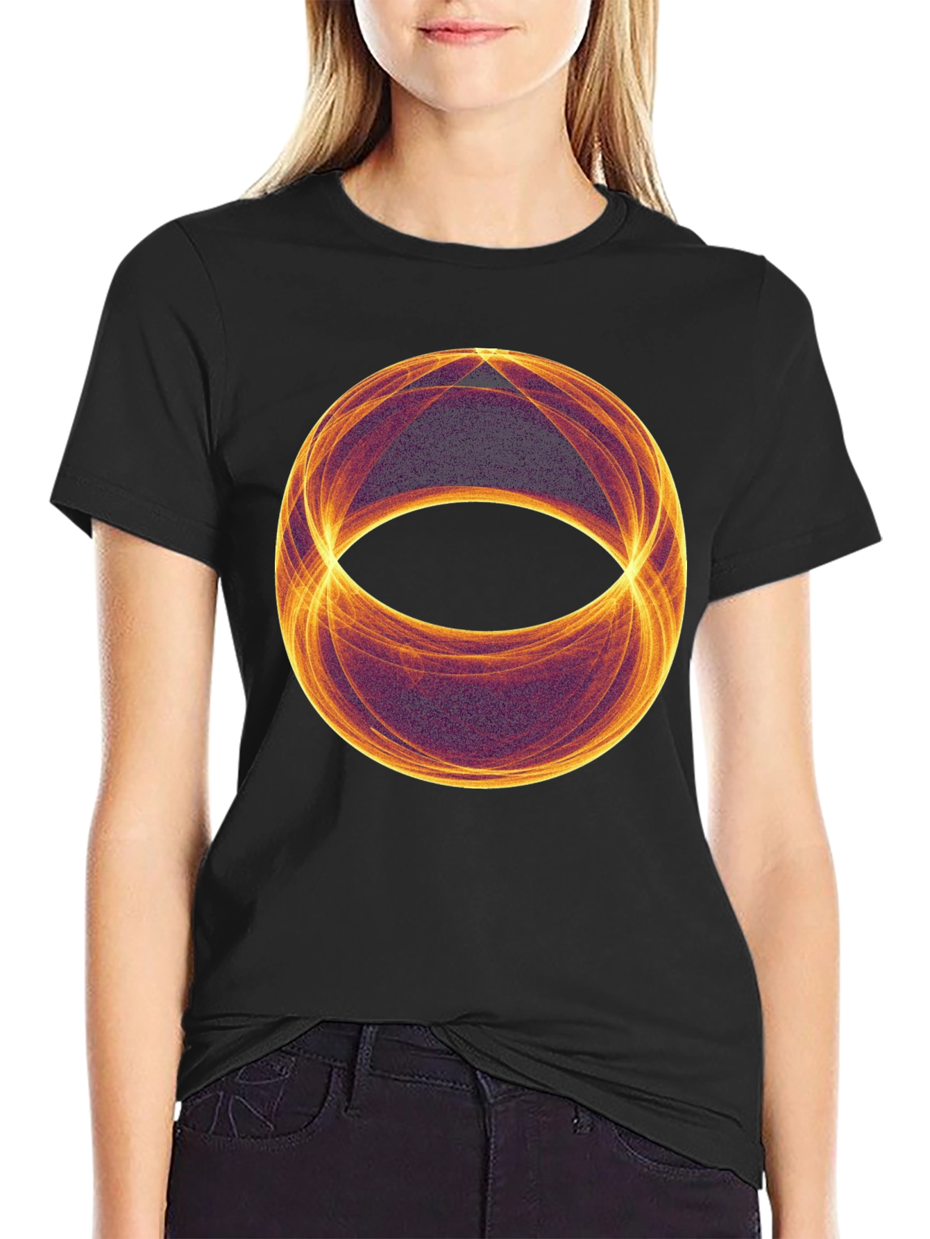 Abstract Geometric Orb T-Shirt