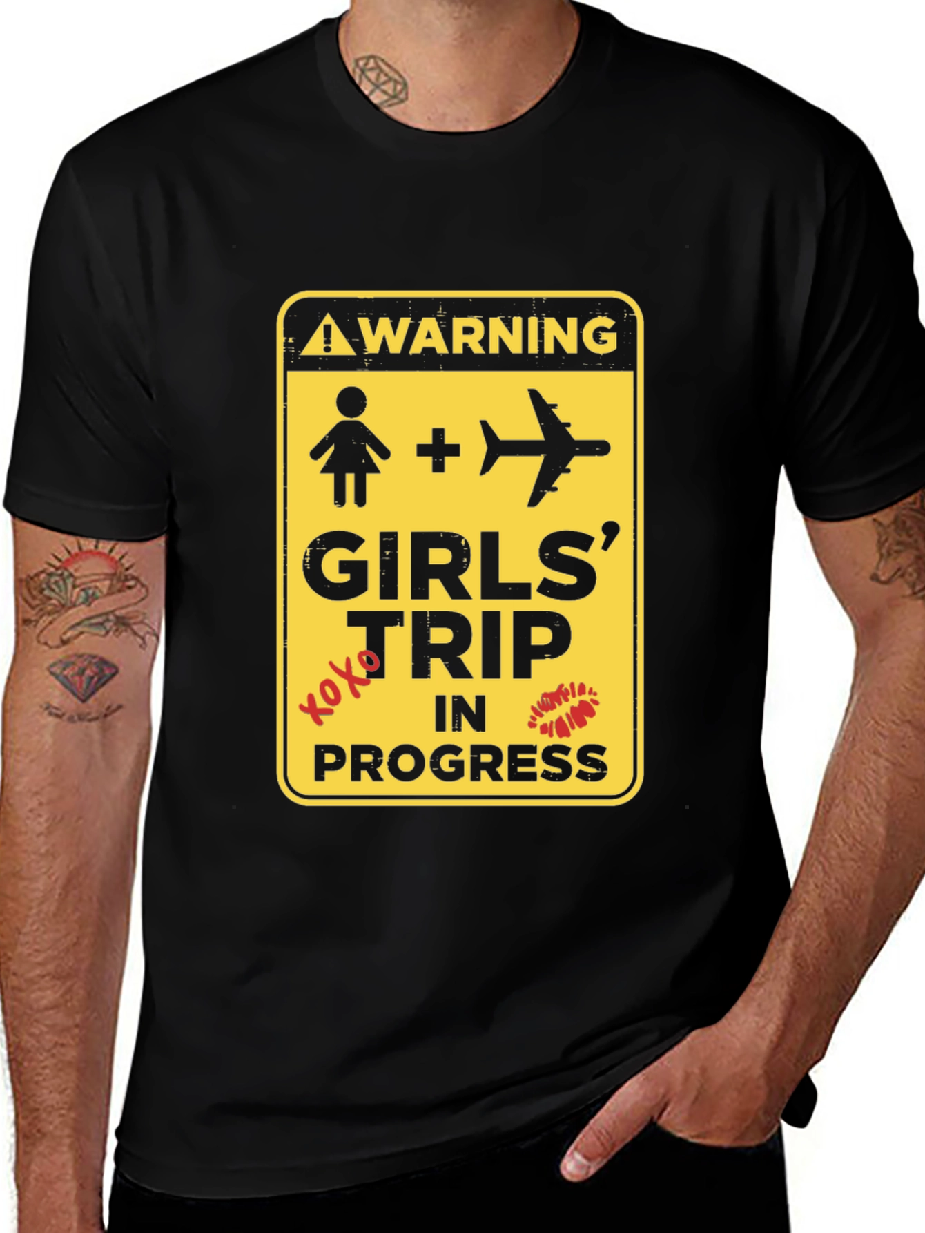 Girls Trip in Progress Graphic Tee