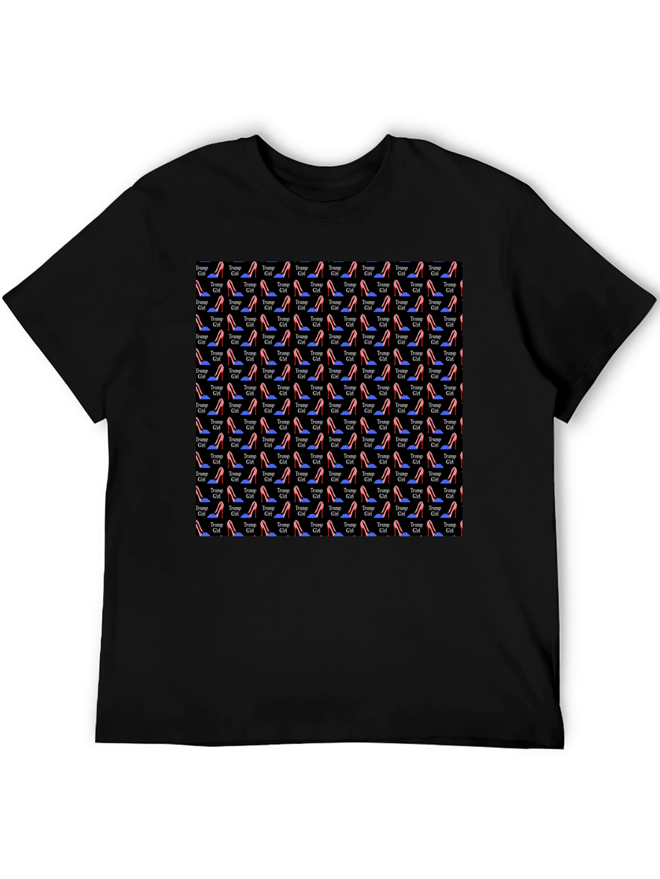 Novelty Patterned Graphic T-Shirt