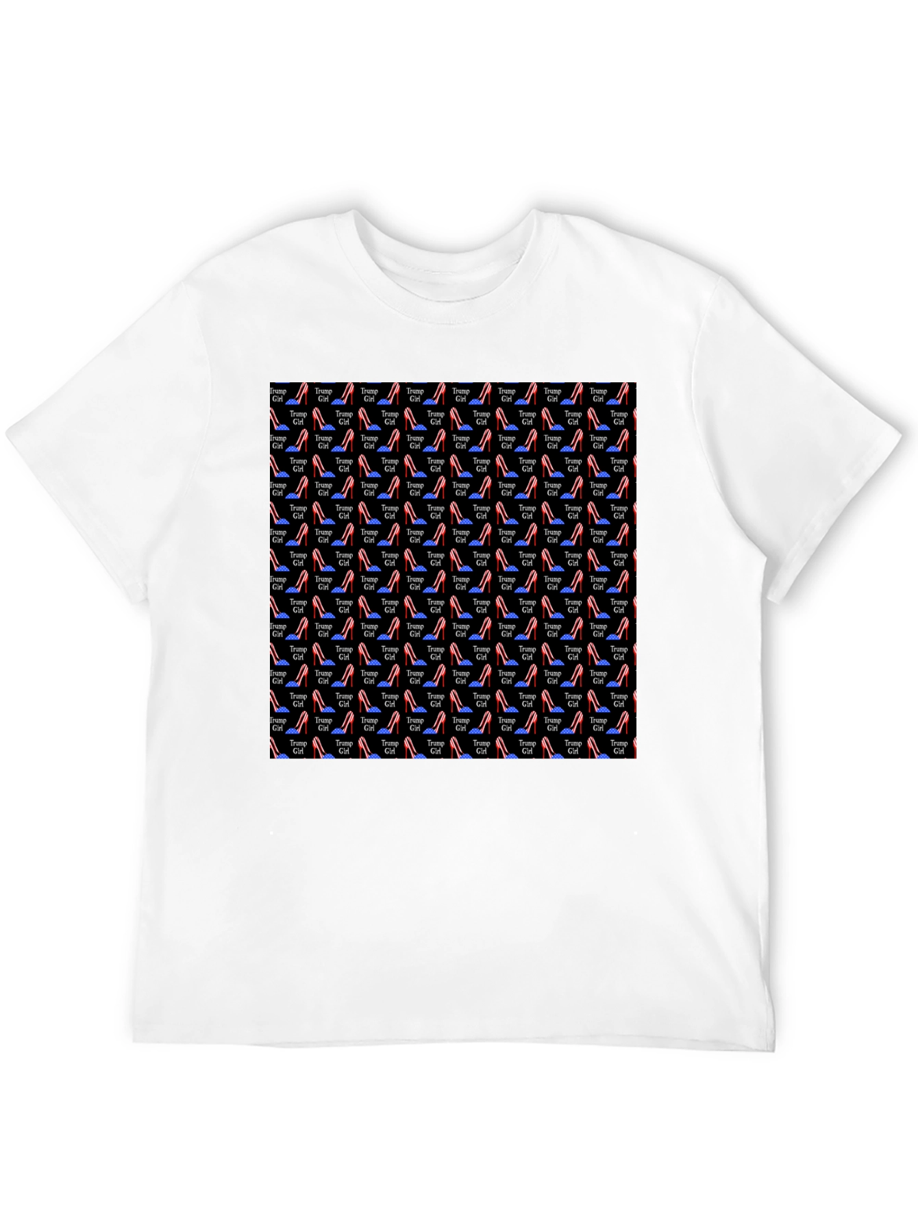 Novelty Patterned Graphic T-Shirt