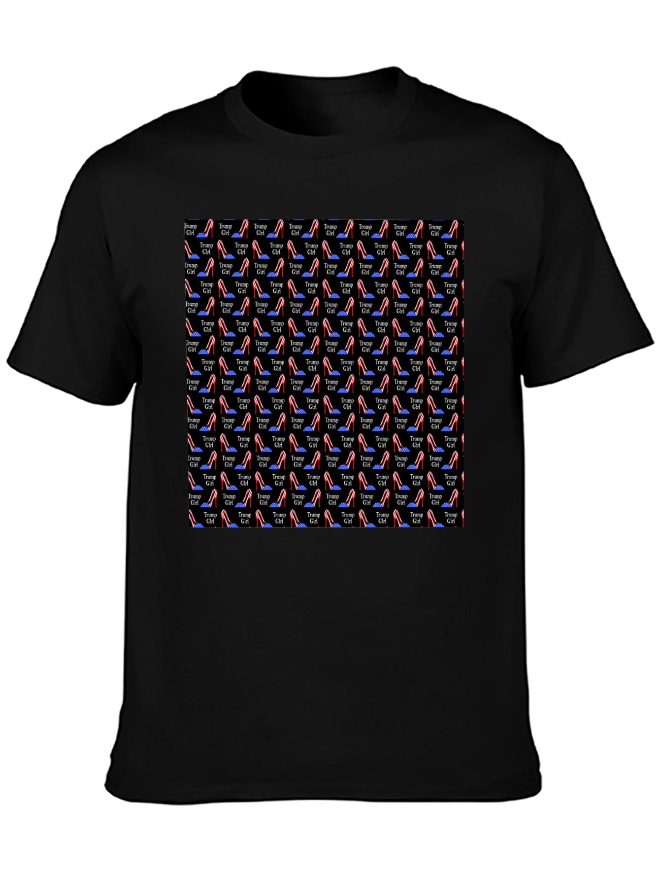 Novelty Patterned Graphic T-Shirt