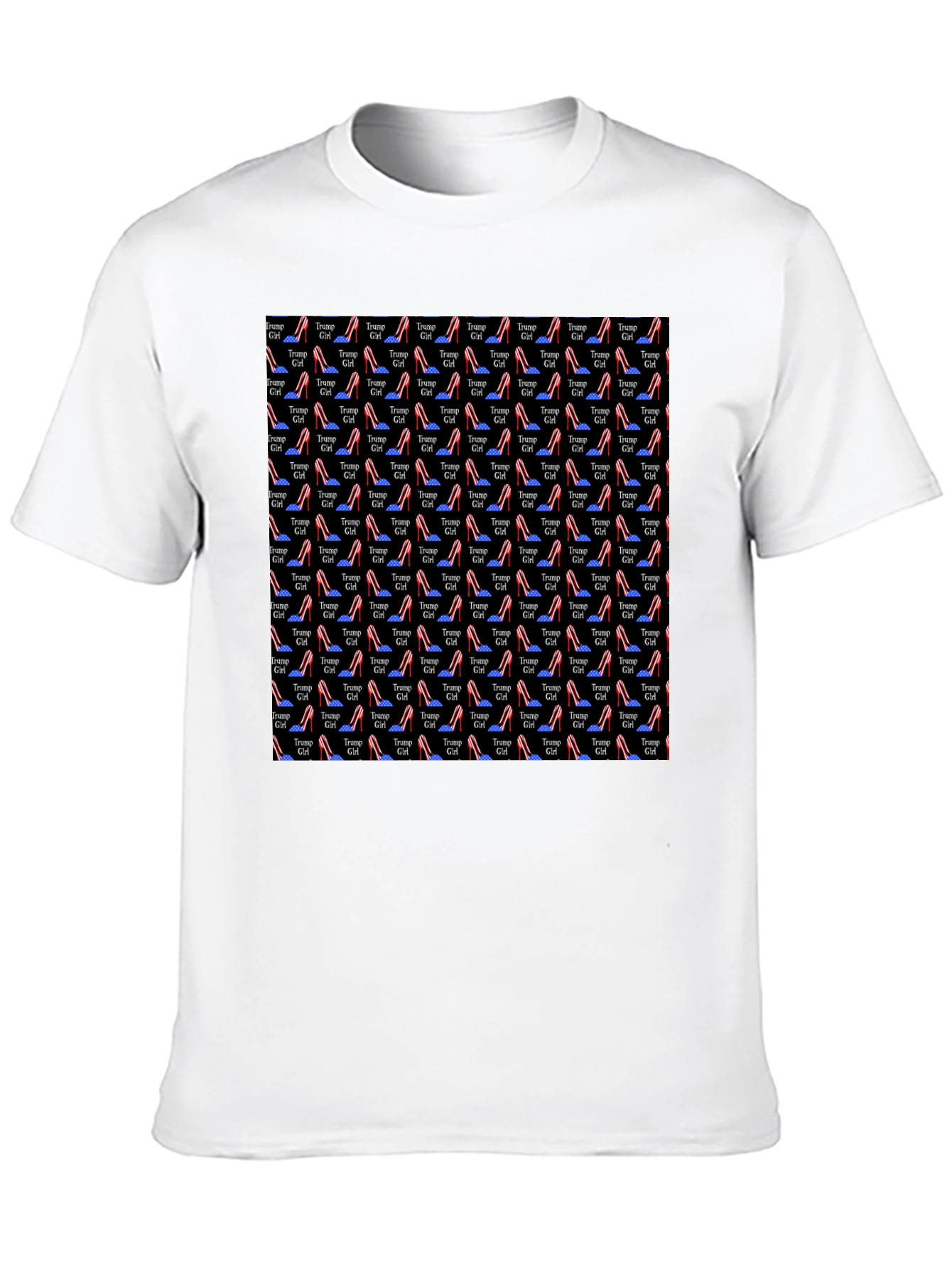 Novelty Patterned Graphic T-Shirt