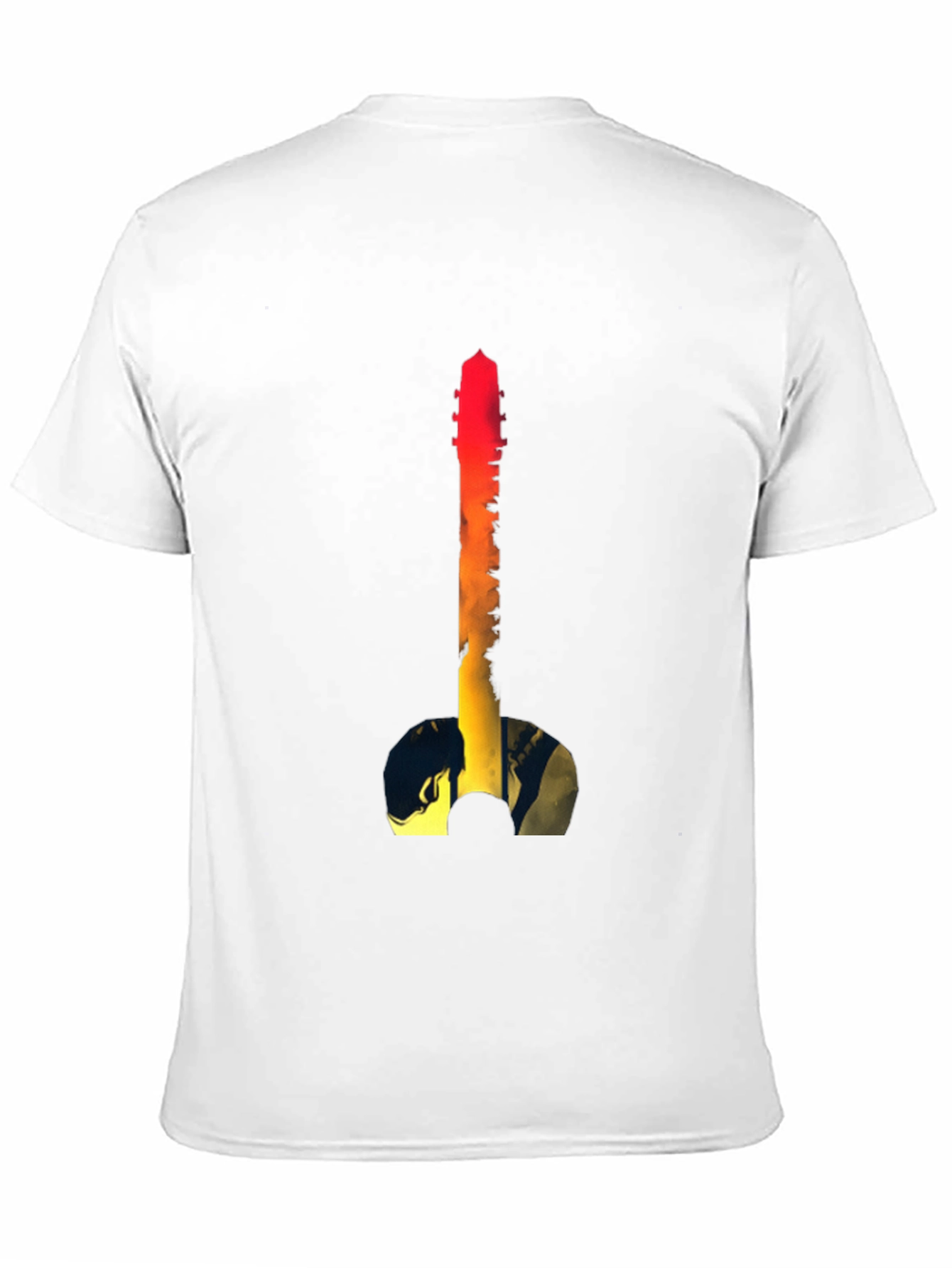 Guitar Sunset Graphic Tee - Black