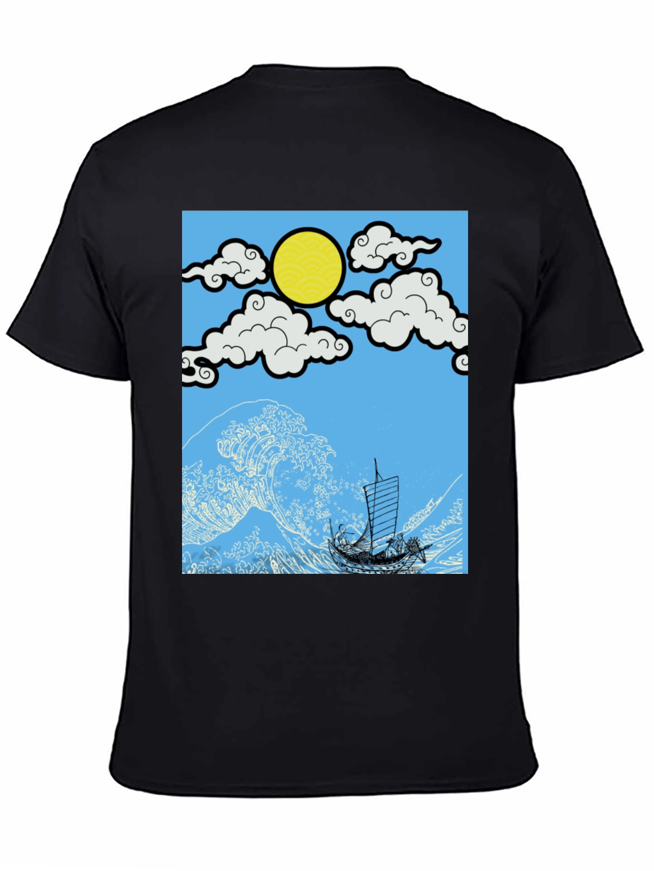 Great Wave Boat T-Shirt