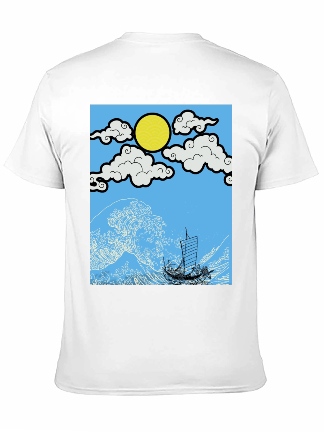 Great Wave Boat T-Shirt