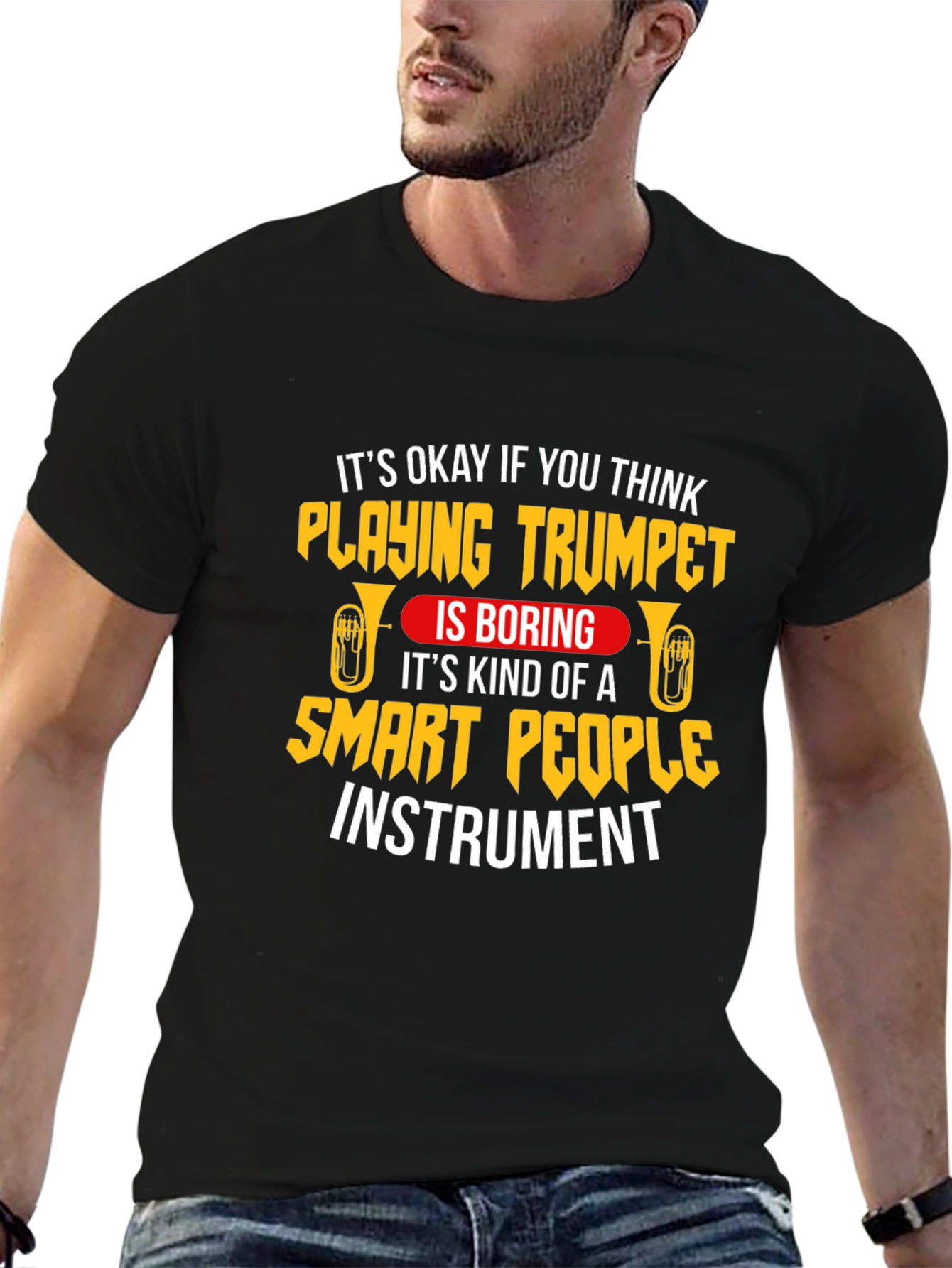 Trumpet Player Smart People Instrument T-Shirt