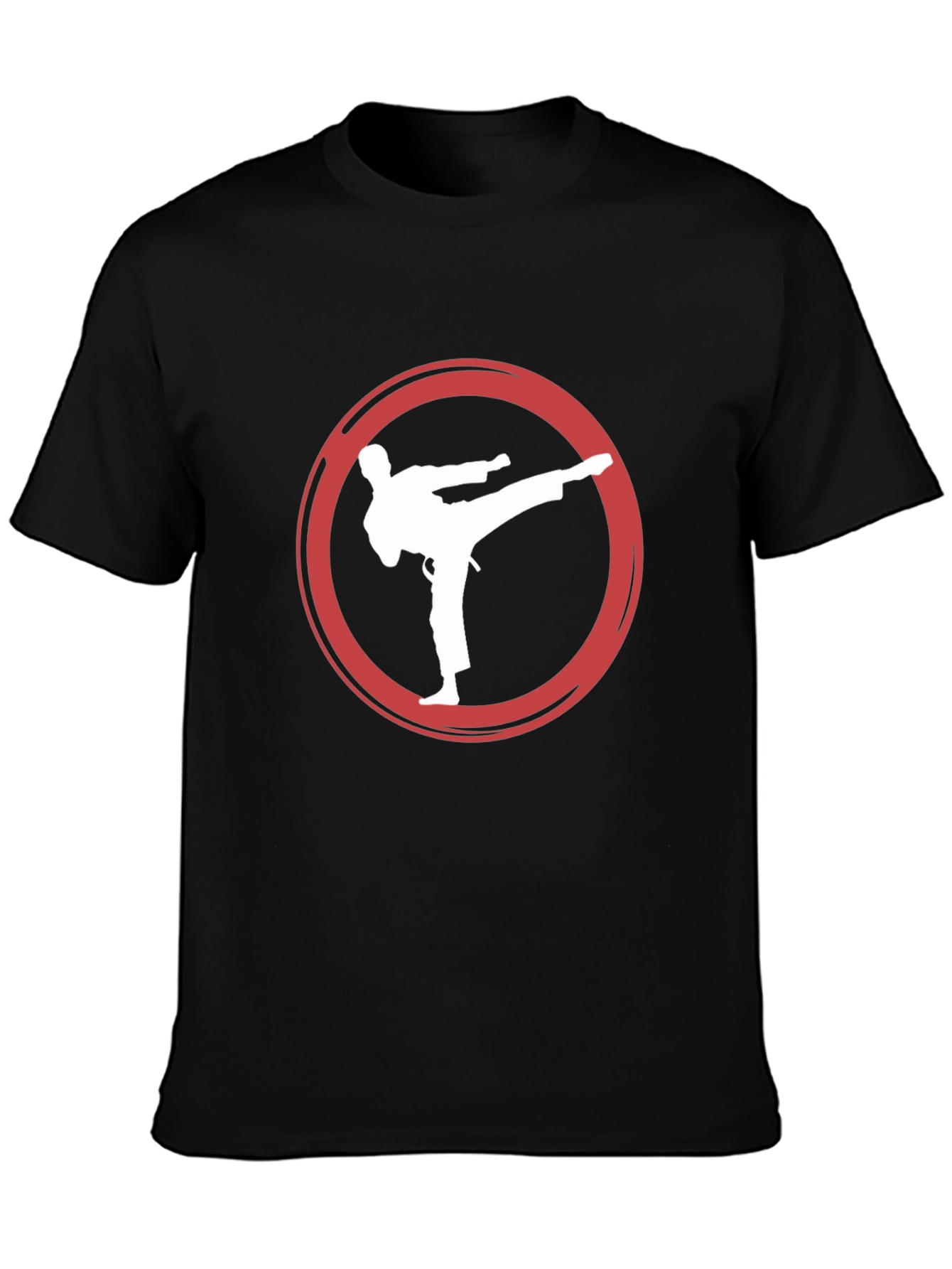 Martial Arts T-Shirt - Karate Kick Design