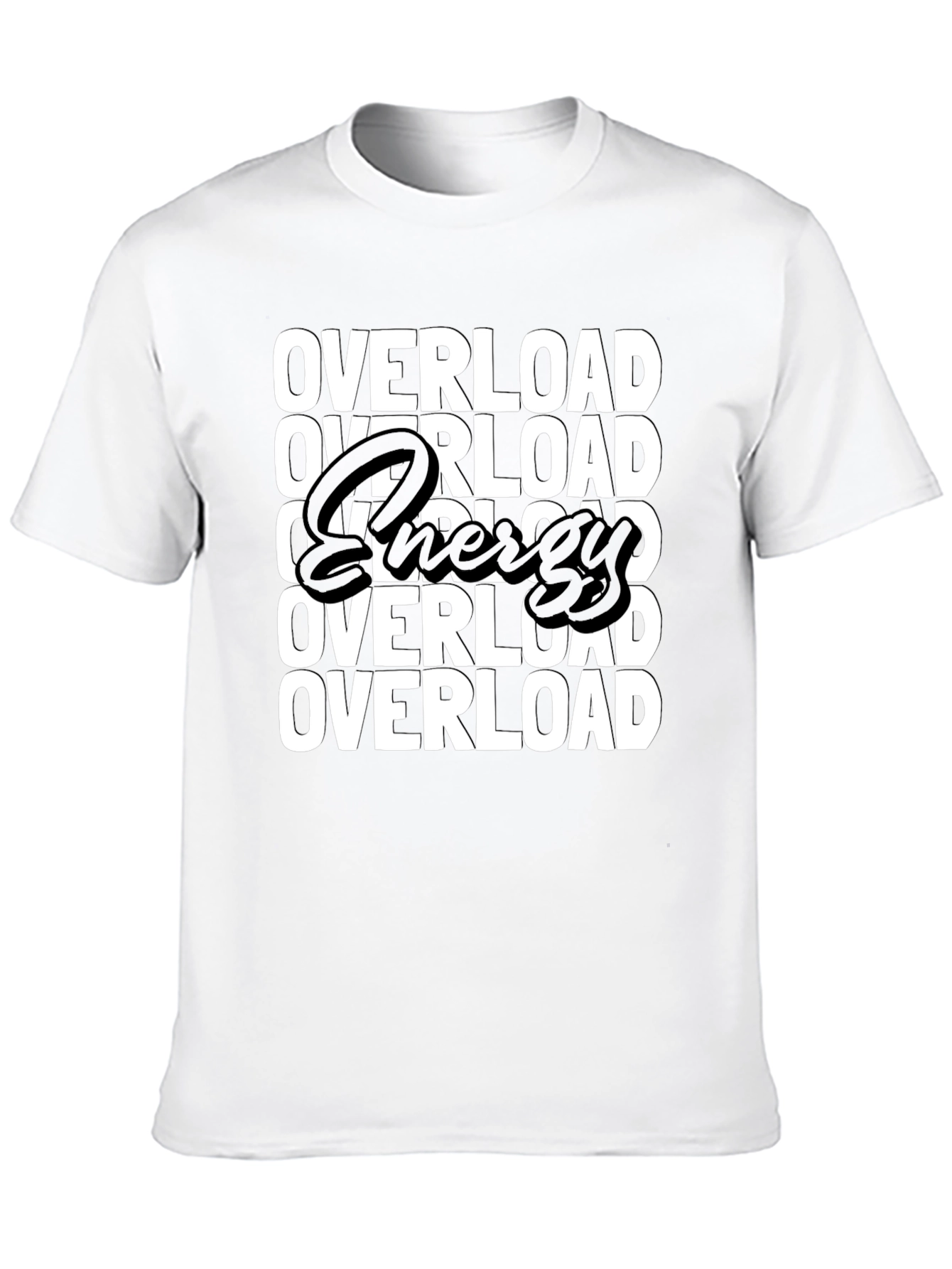 Overload Graphic T-Shirt - Energy Edition Black Tee