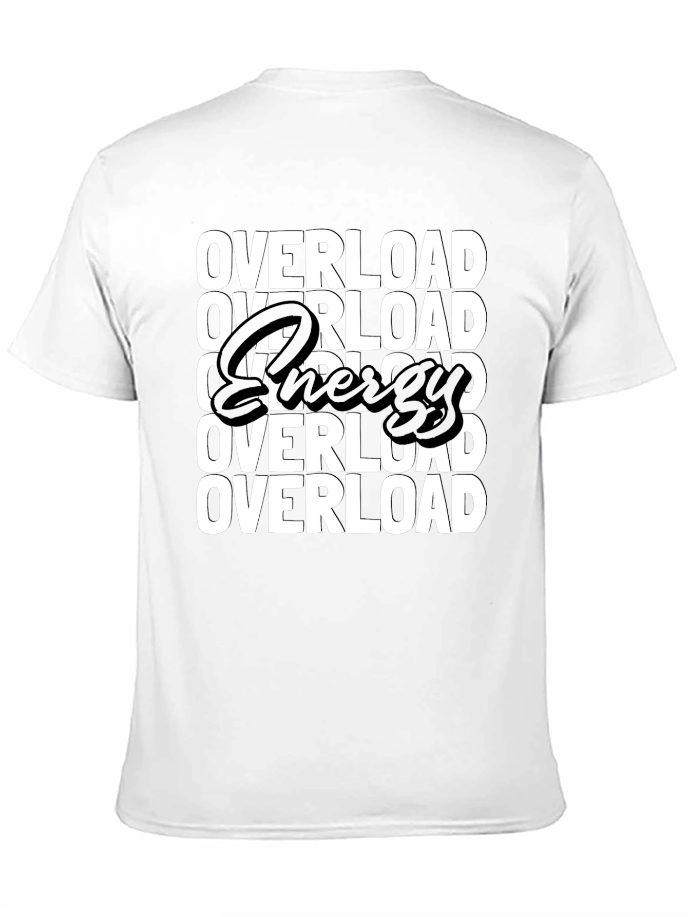 Overload Graphic T-Shirt - Energy Edition Black Tee