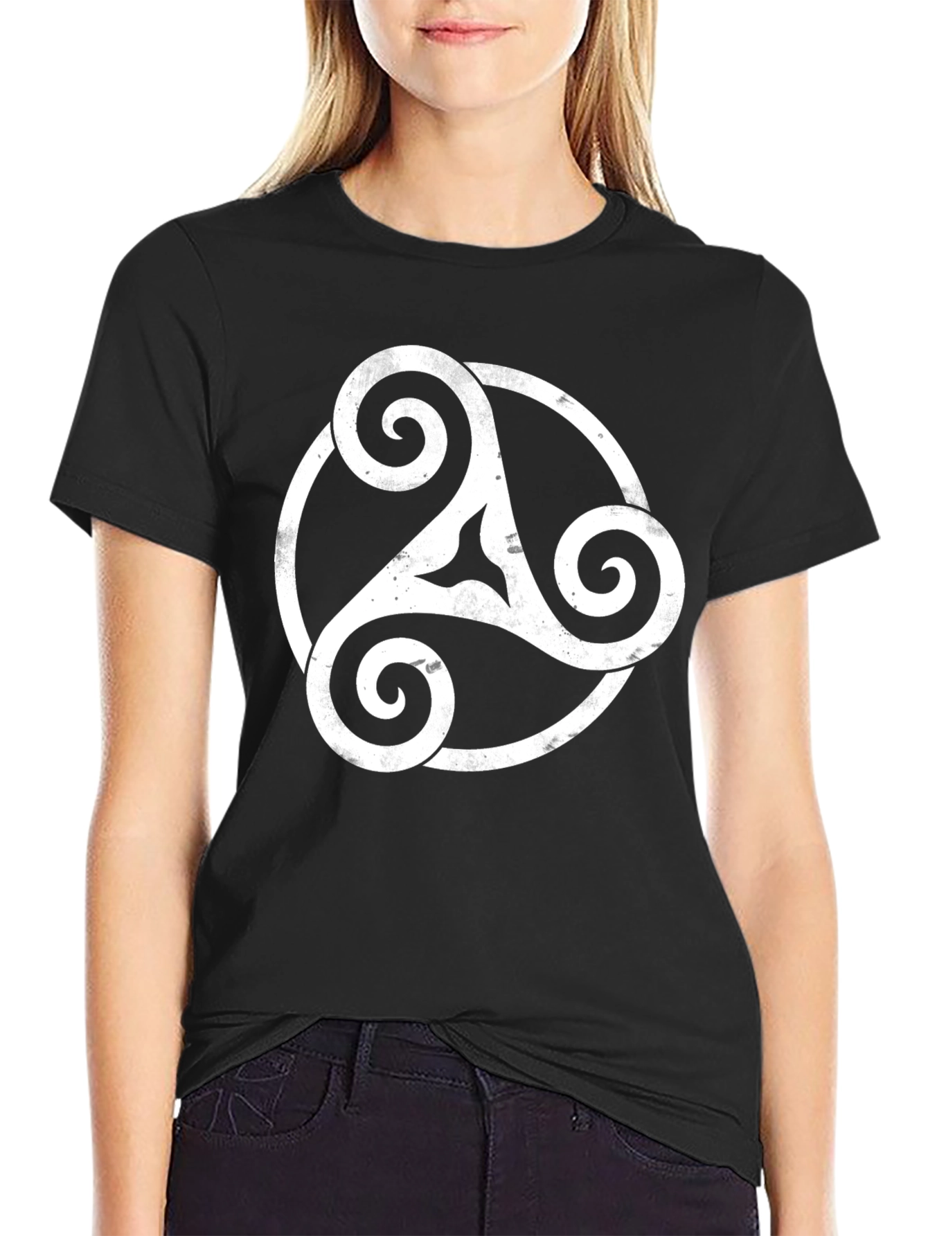 Celtic Triskele Black T-Shirt