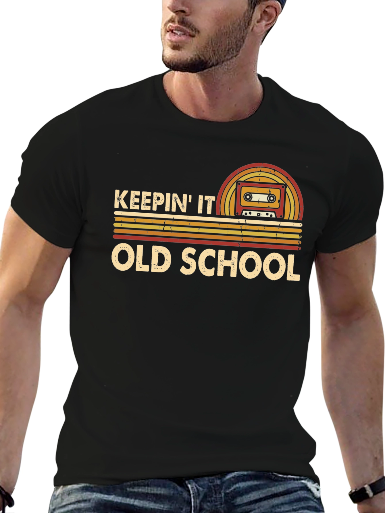 Keepin It Old School Retro Cassette T-Shirt