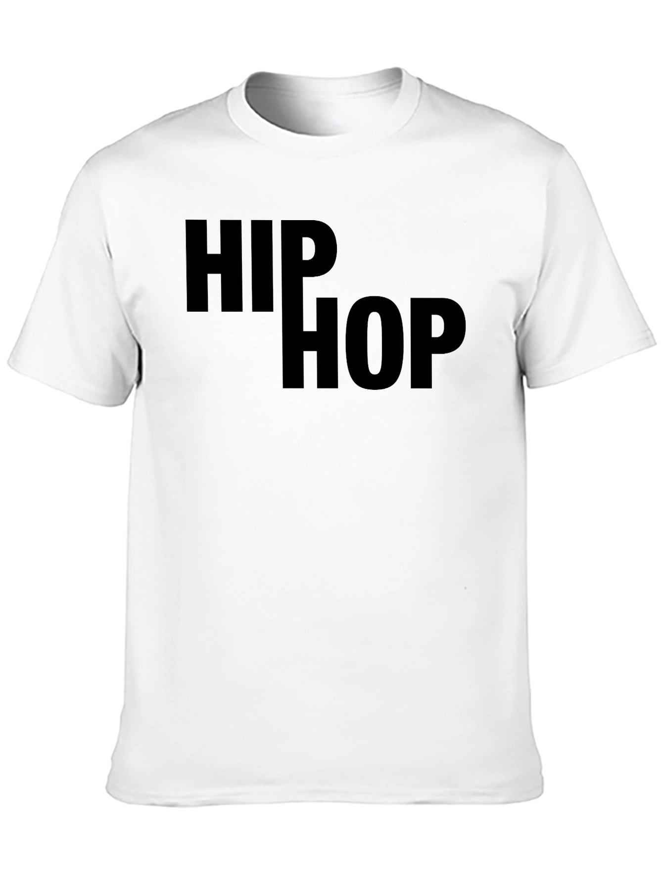 Hip Hop Graphic Tee - Black