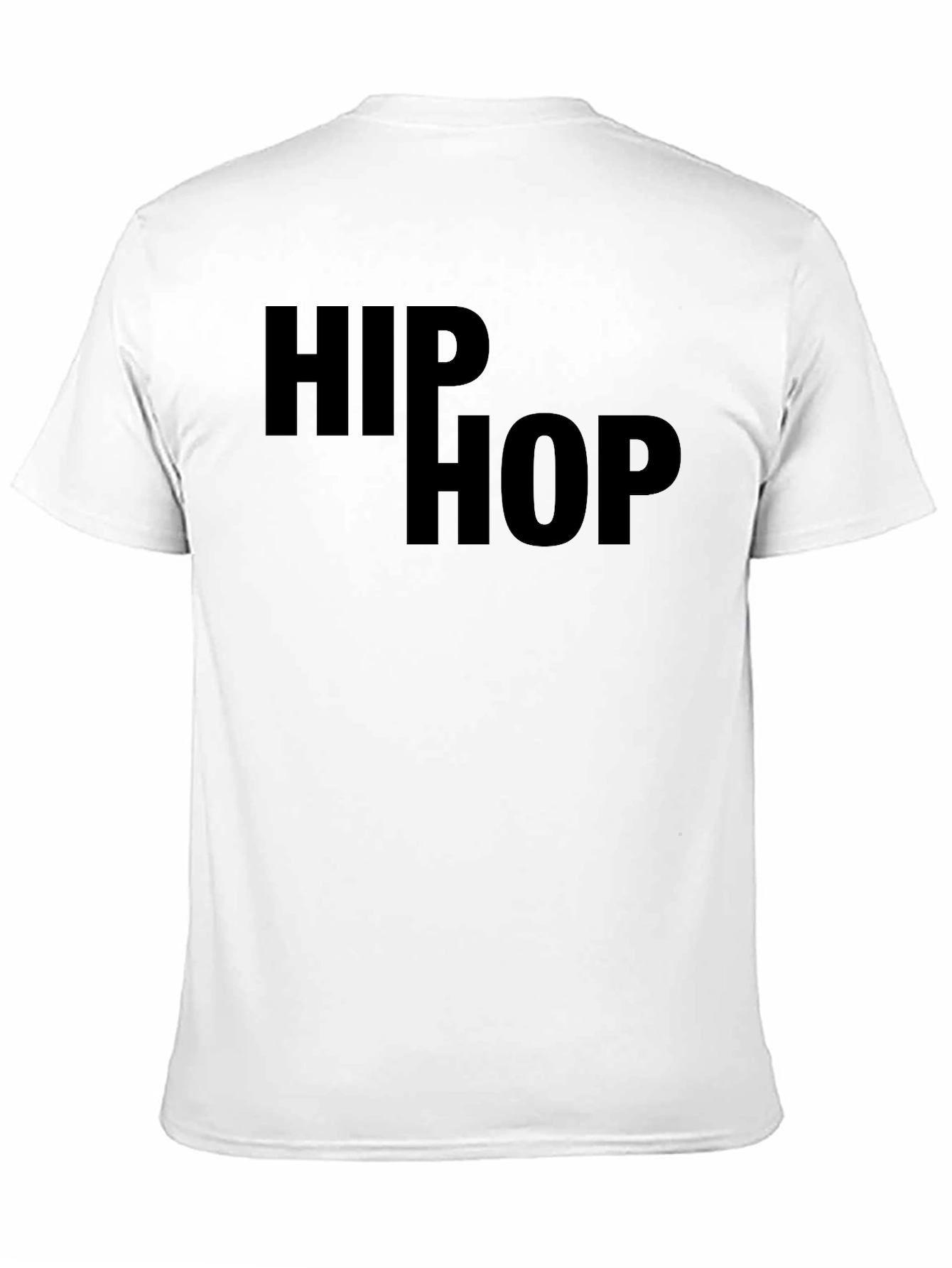 Hip Hop Graphic Tee - Black
