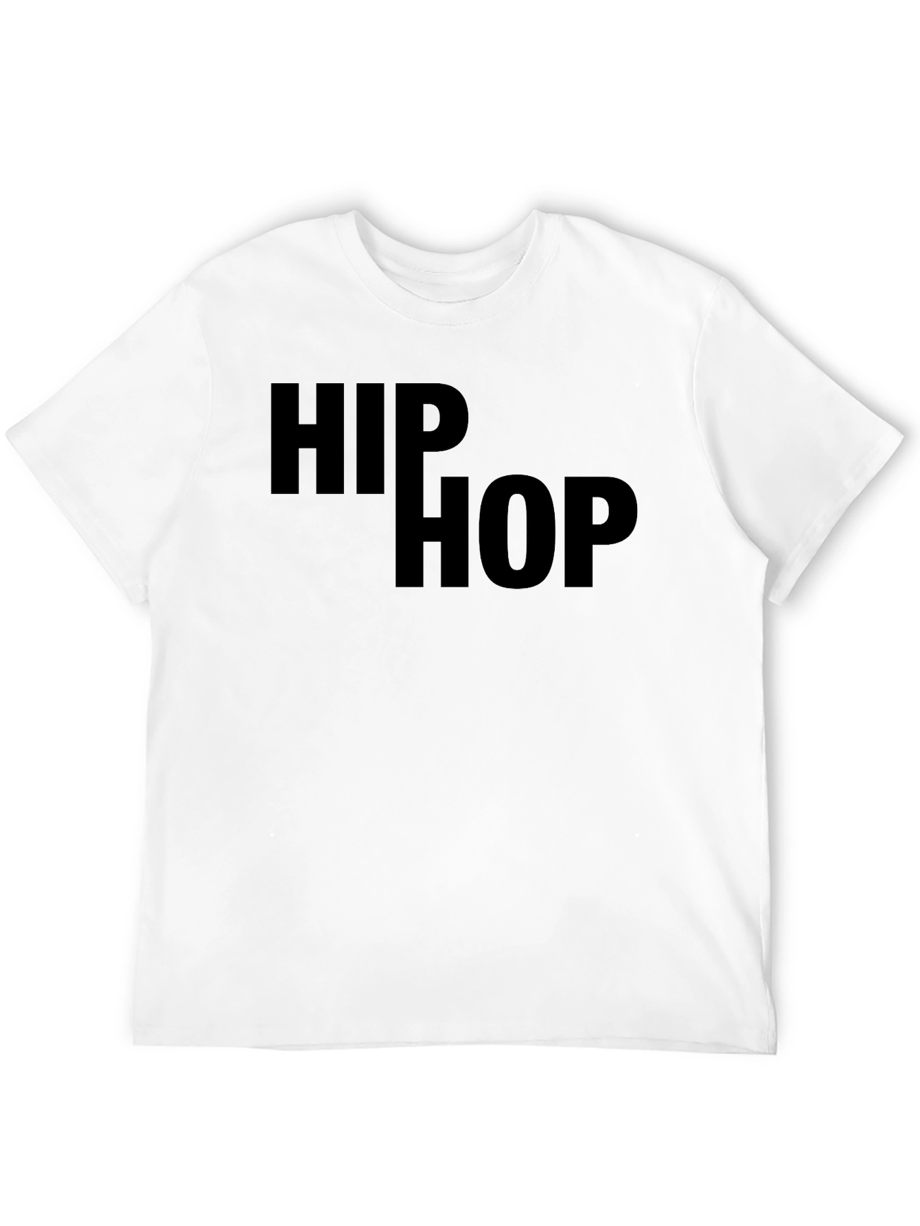 Hip Hop Graphic Tee - Black