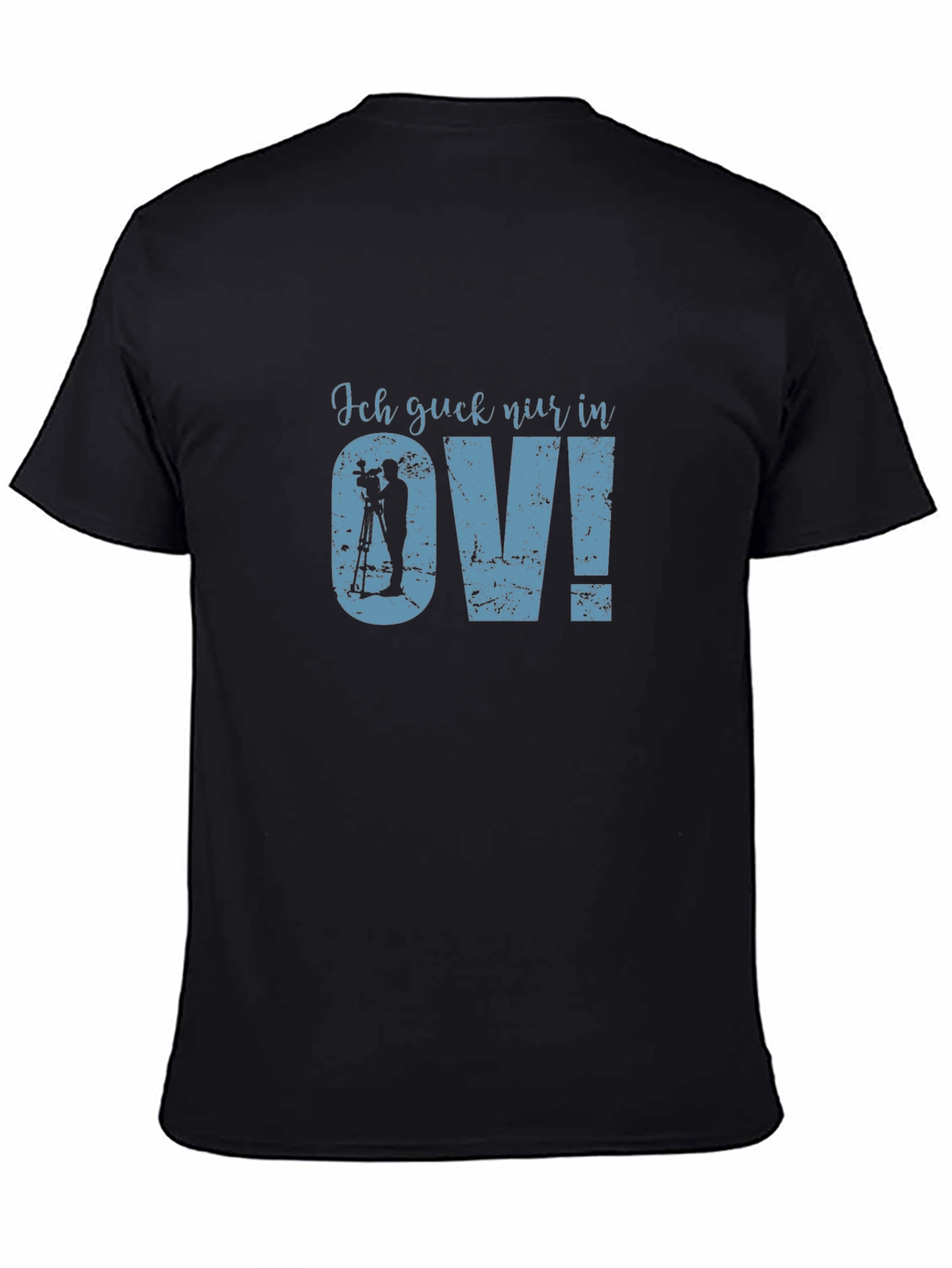 Ich guck nur in OV! Black T-Shirt