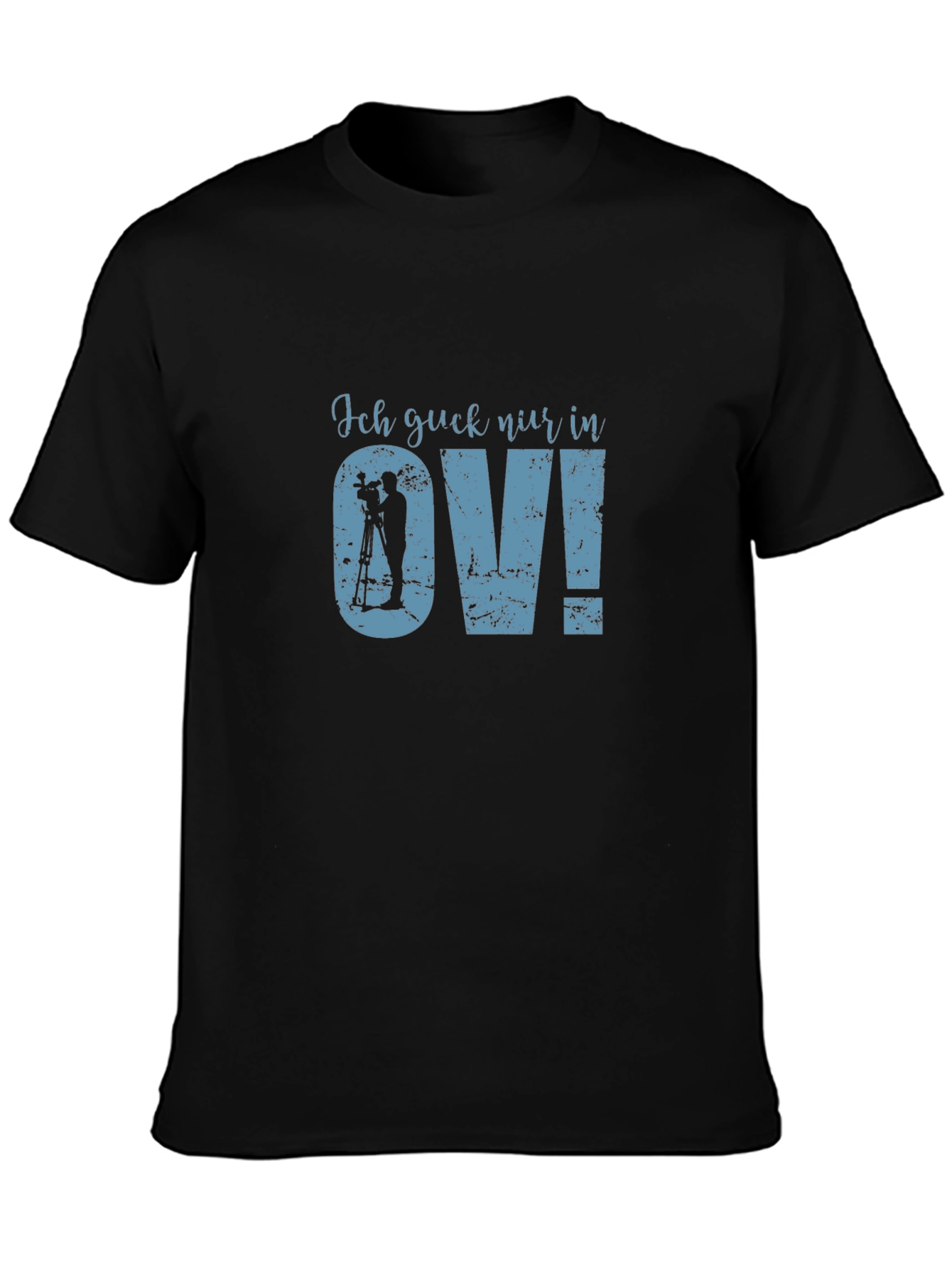 Ich guck nur in OV! Black T-Shirt