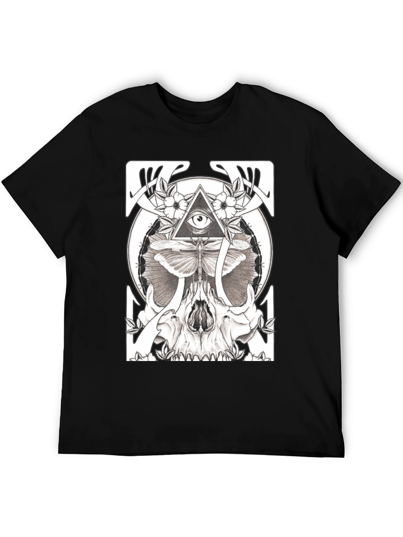 Skull & Eye Graphic T-Shirt - Unique Design