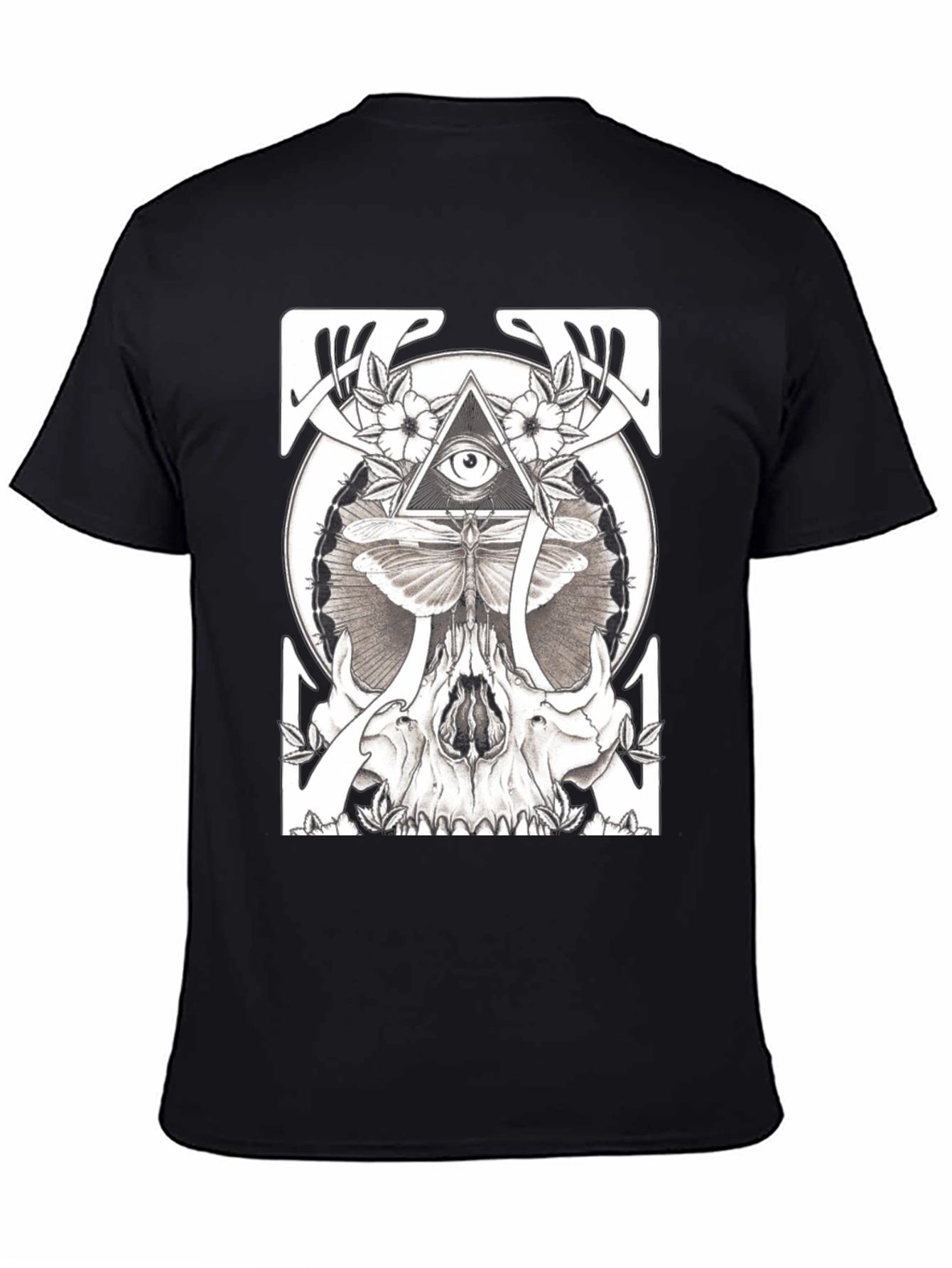 Skull & Eye Graphic T-Shirt - Unique Design