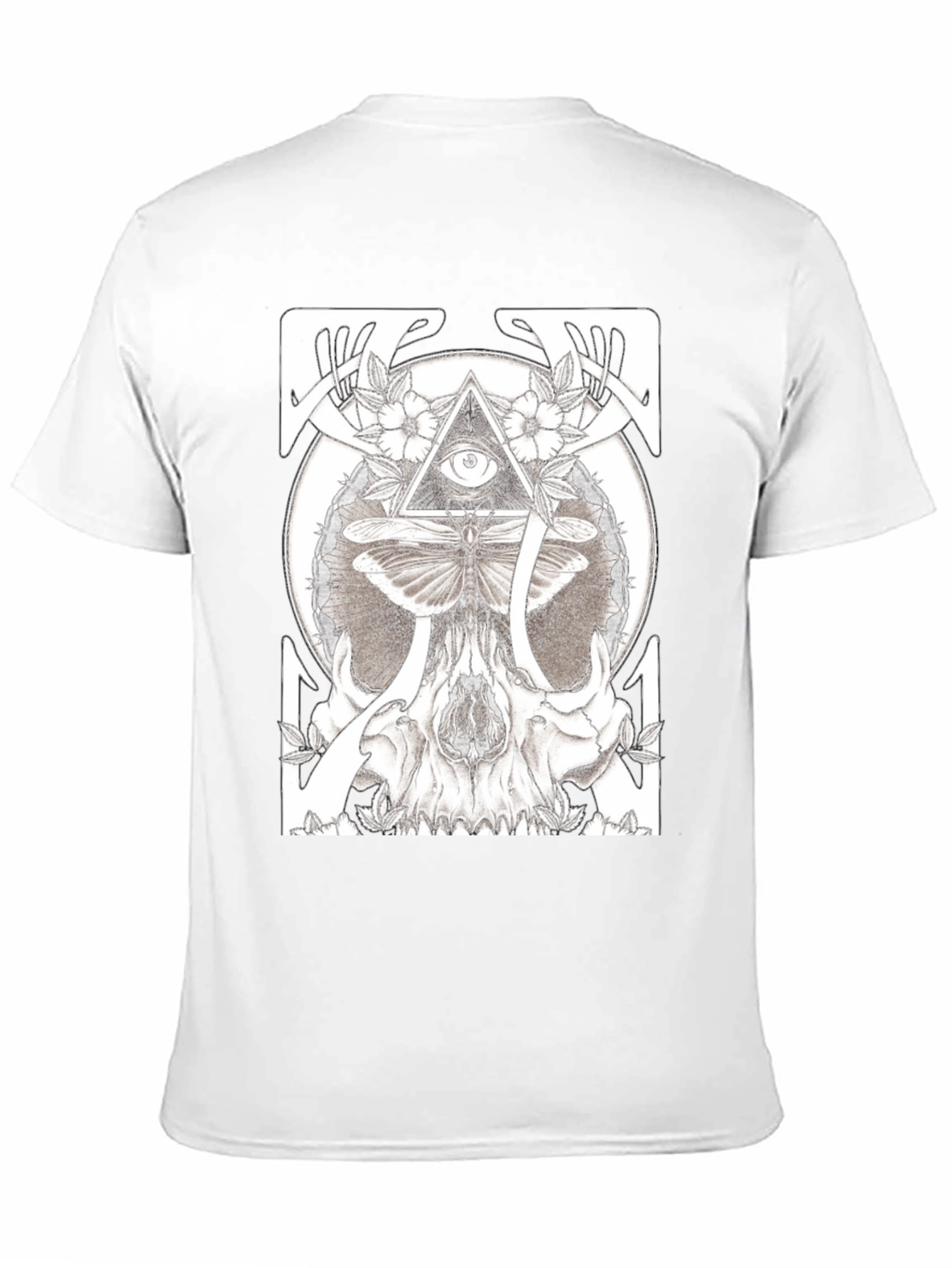 Skull & Eye Graphic T-Shirt - Unique Design