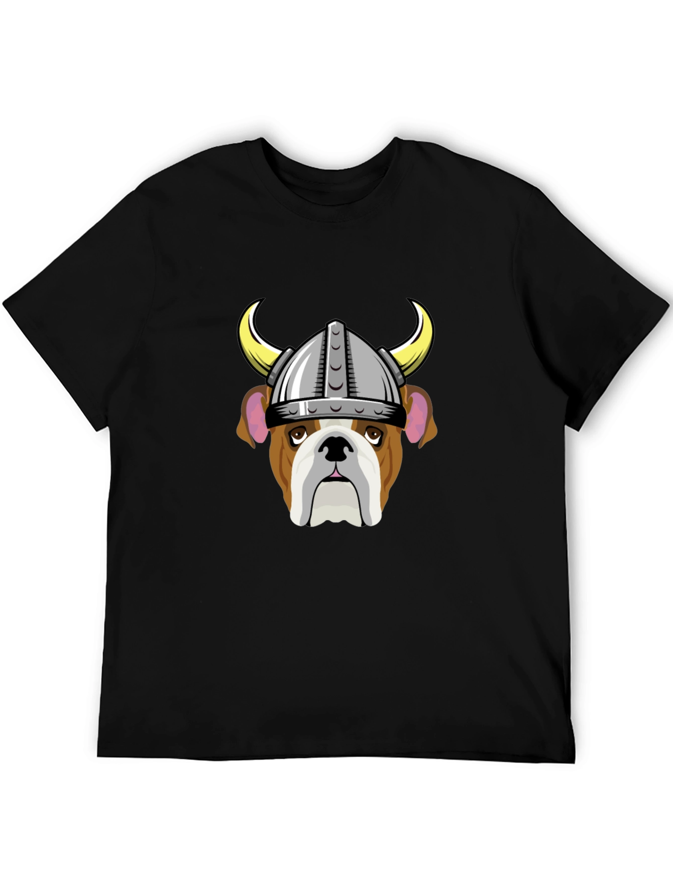 Bulldog Viking Helmet T-Shirt