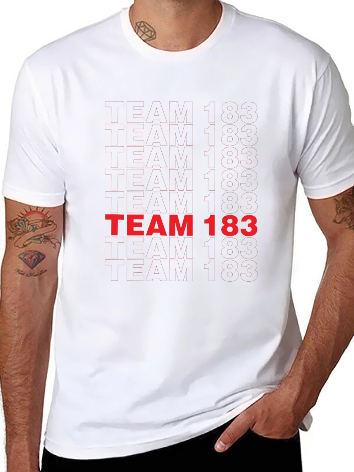 Team 183 Graphic Tee - Bold Statement Shirt