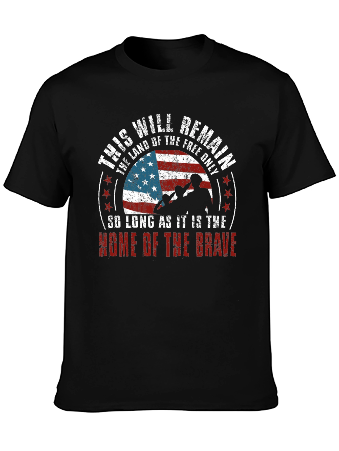 Land of the Free Patriotic Graphic Tee