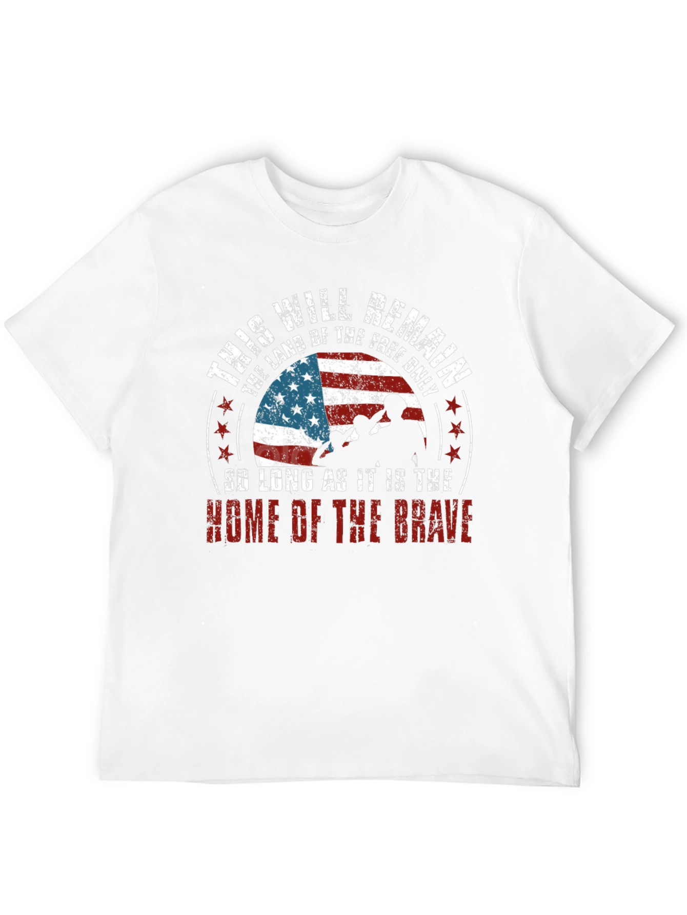 Land of the Free Patriotic Graphic Tee
